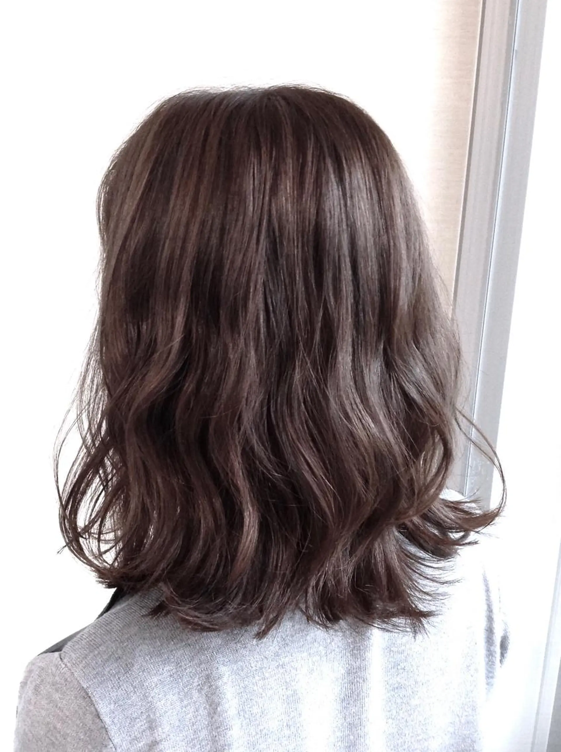 ミディアム カラー 透明感カラー ダークグレー ダークグレージュ グレージュ イルミナカラー ヘアカラー エイジングケア特化 美容師✂️山崎竜二のヘアスタイル