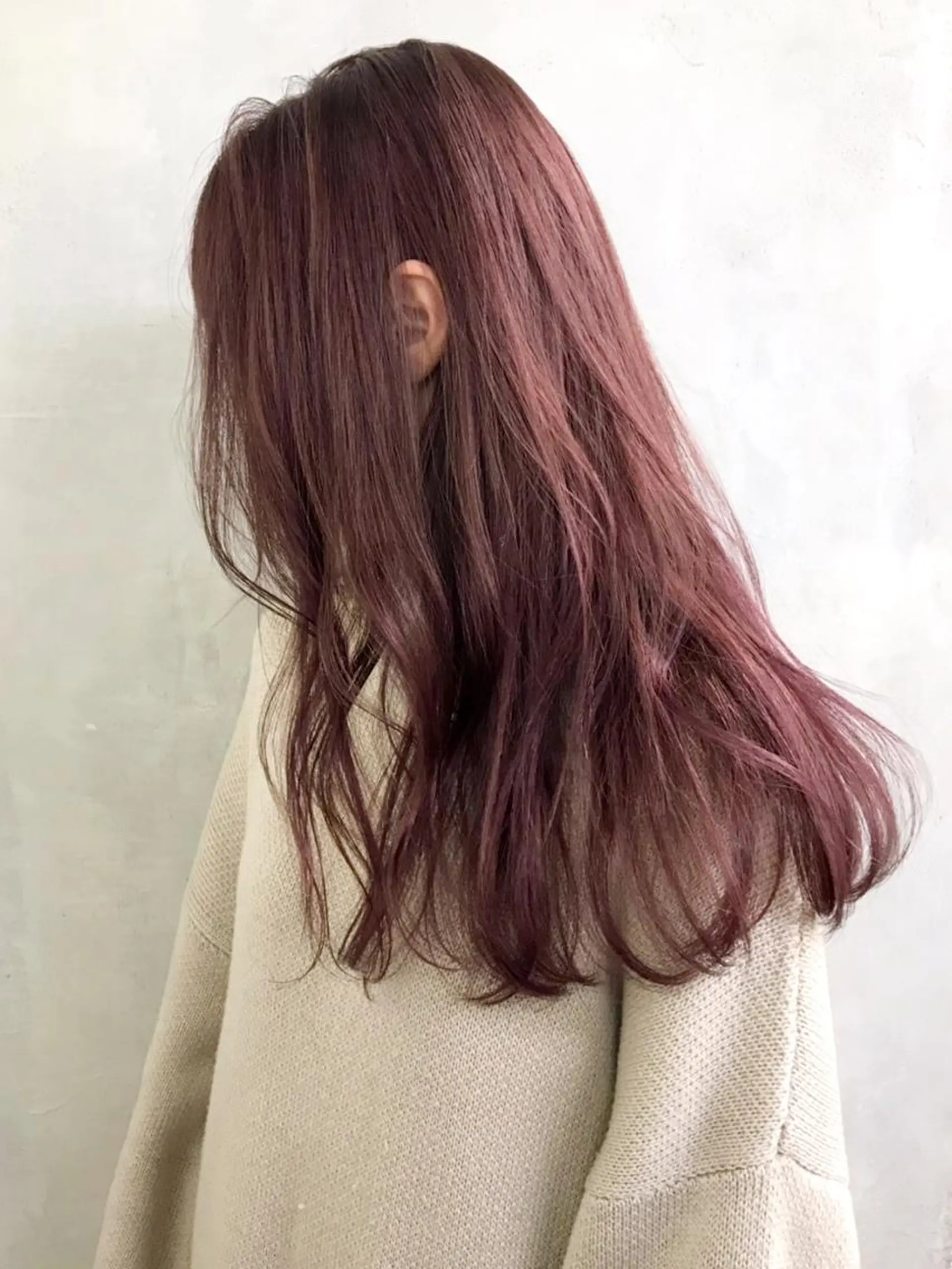 ロング カラー ヘアアレンジ パーマ レッドカラー ITbyALBUM 中野店のヘアスタイル