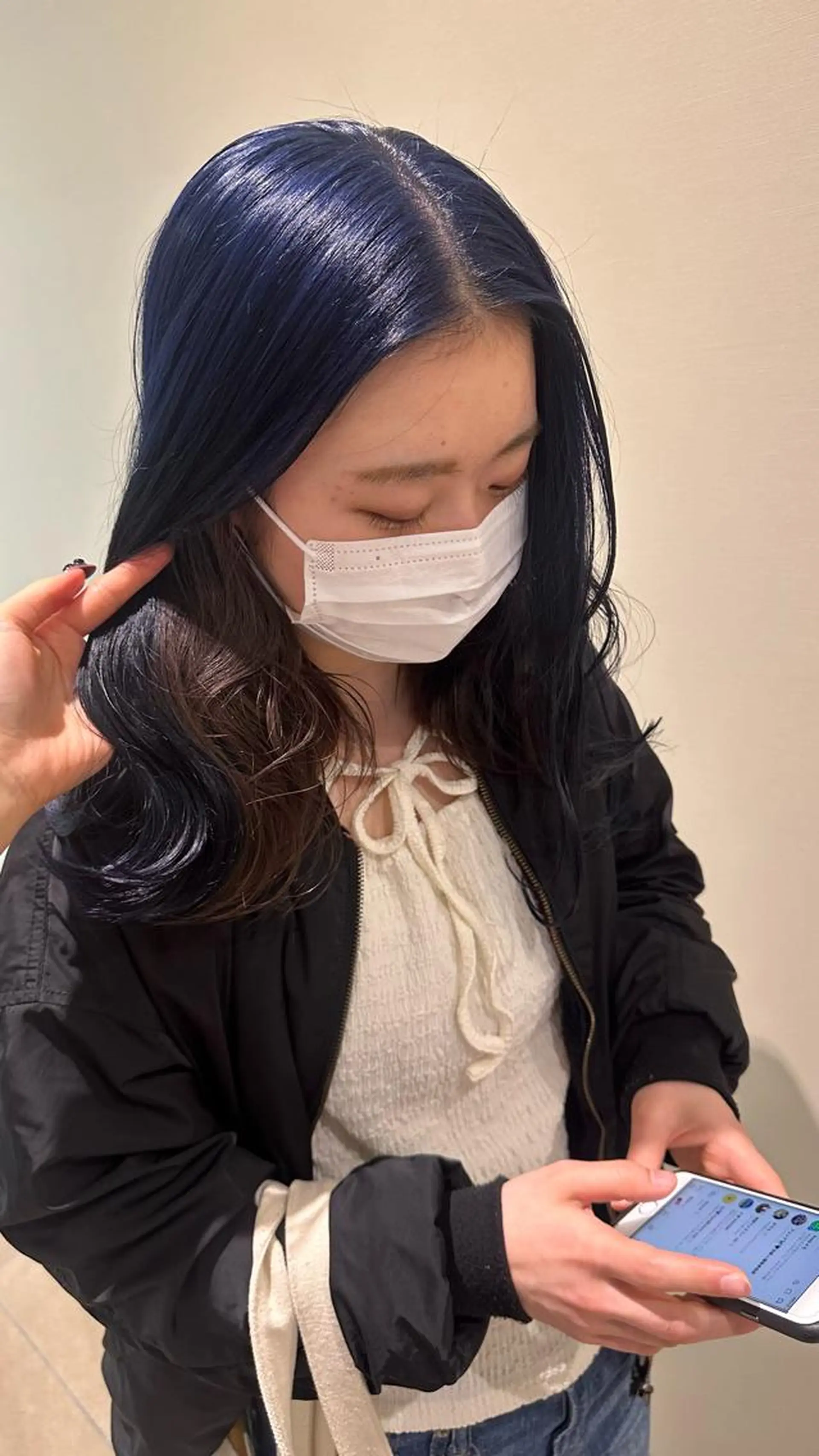 ロング カラー ヘアアレンジ アイブロウ ブロンド ブルーカラー ハイトーンカラー インナーカラー 眉カラー junna‎🤍調布 まつ毛/眉 激安のマツエク・マツパデザイン