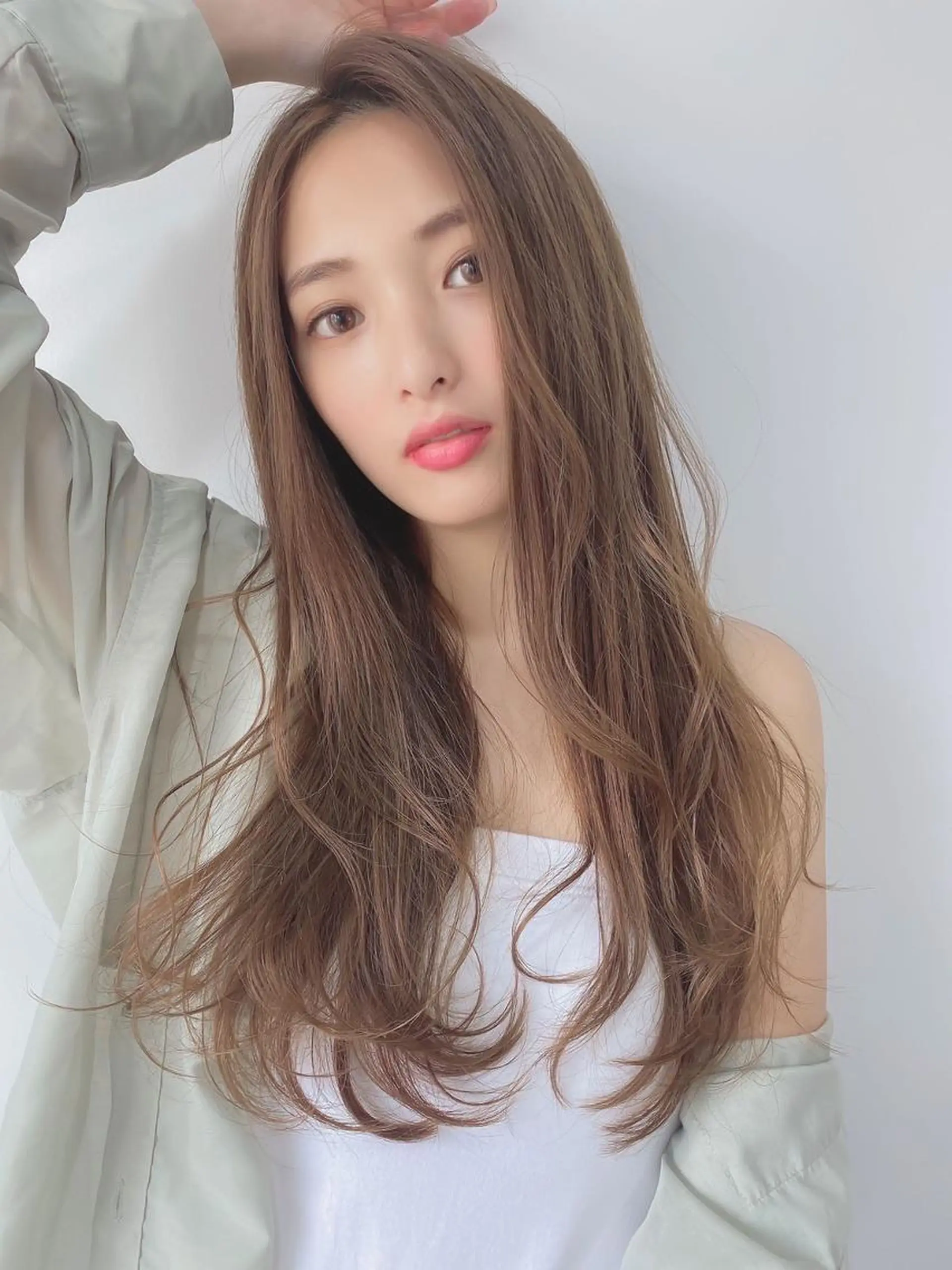 ロング カラー 透明感カラー イルミナカラー トリートメント ⭐️Shelter by TOKYO⭐️のヘアスタイル