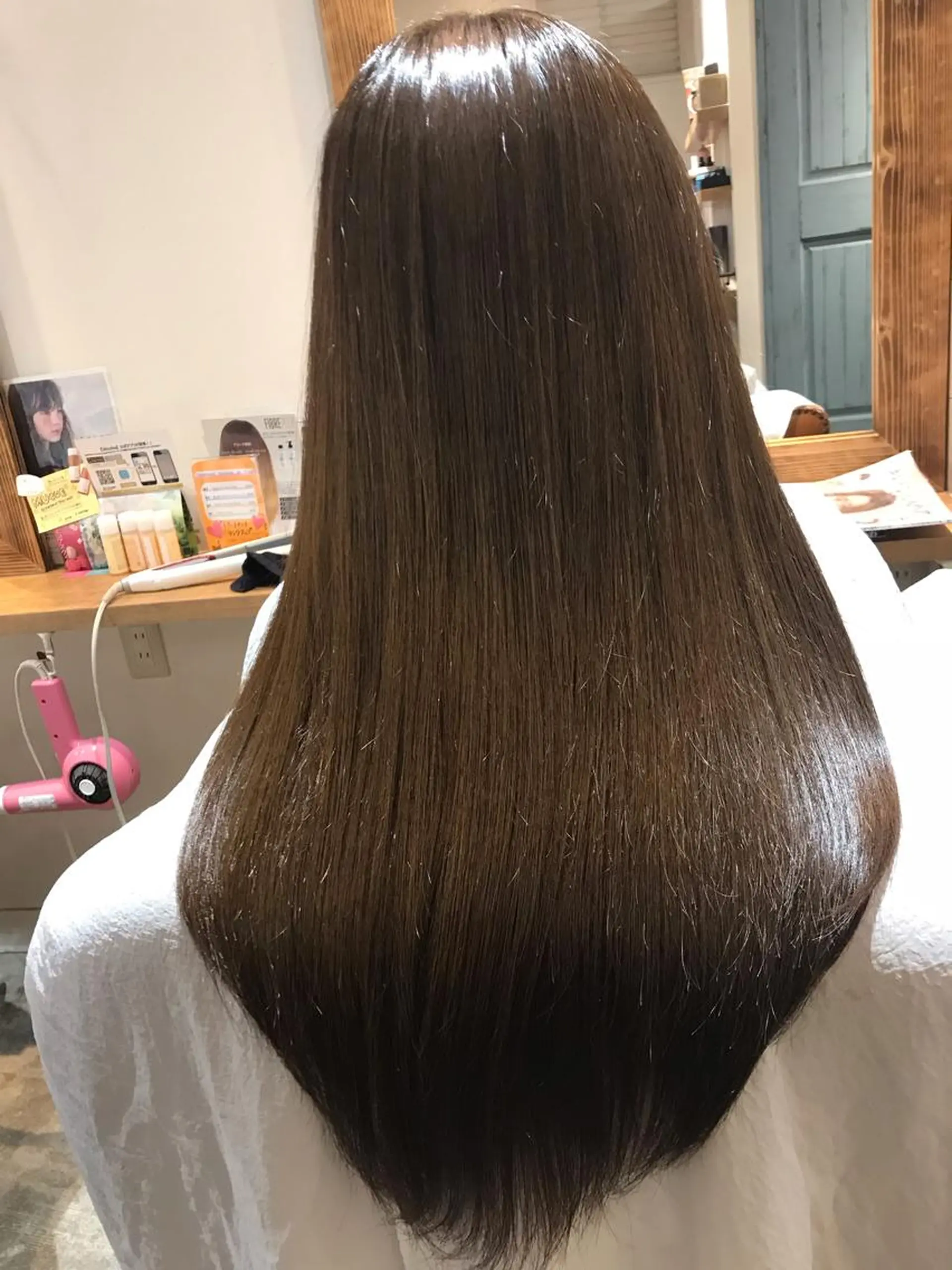 ロング カラー 髪質改善×矯正🫧 韓国ヘアasamiのヘアスタイル