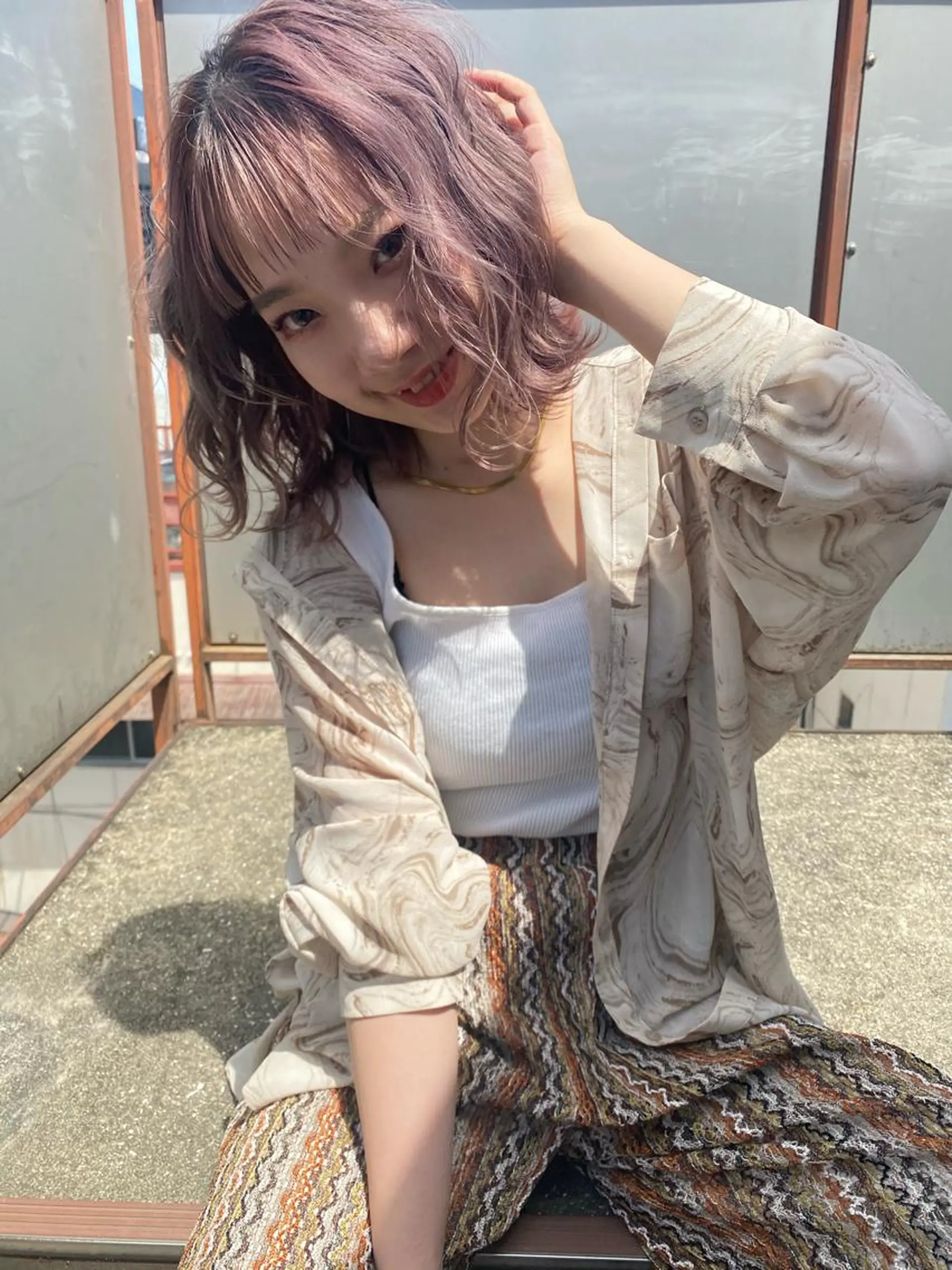 ショート 髪質改善韓国レイヤー SHIORI🦋のヘアスタイル