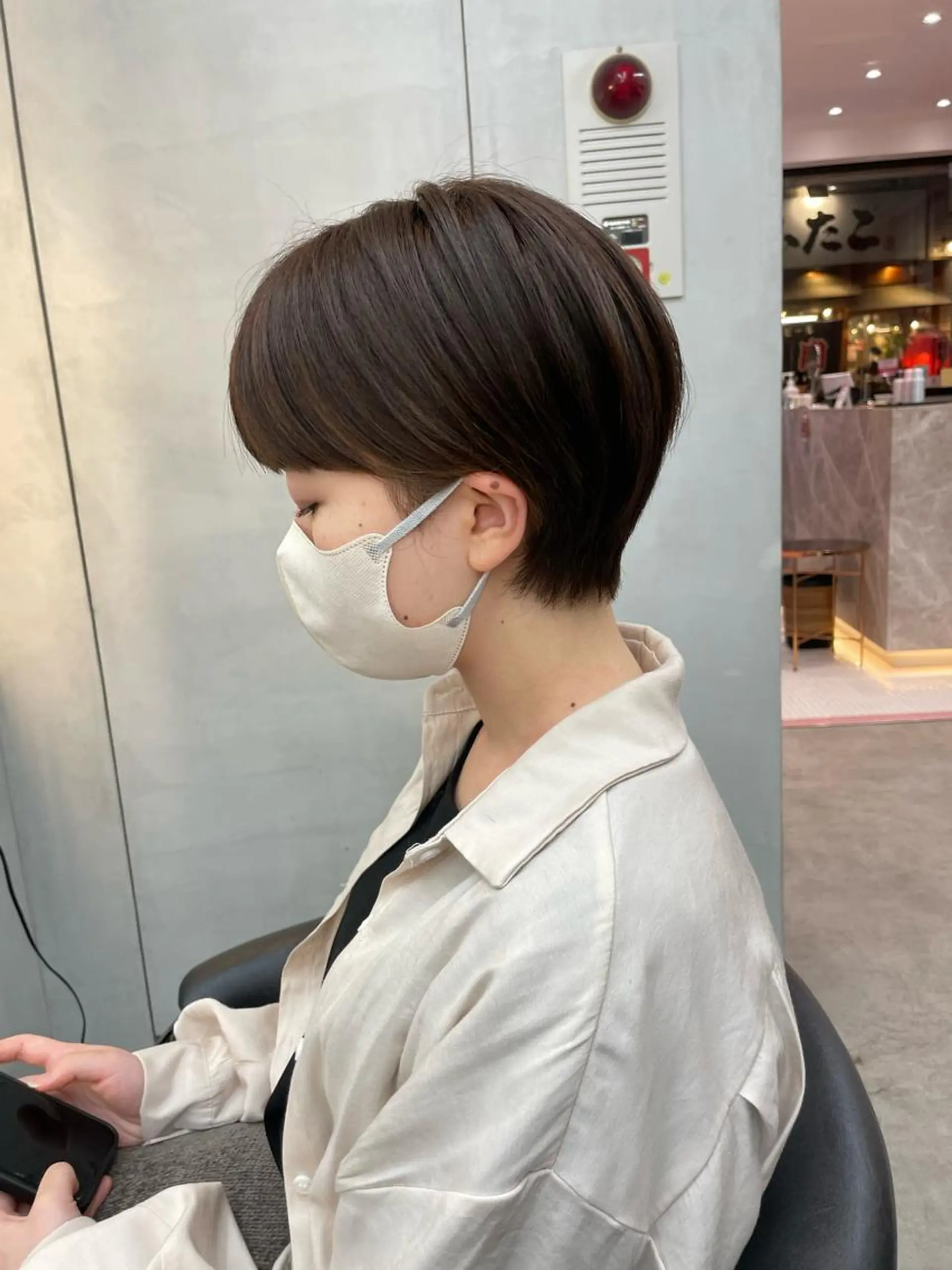 ショート Misaki /ボブ/縮毛矯正のヘアスタイル