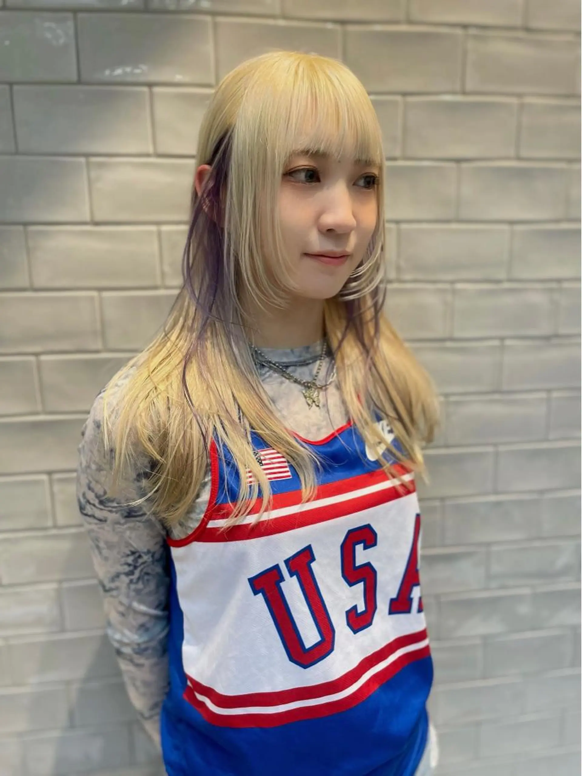 ミディアム カラー カット ヘアカラー トリートメント SALOWIN所属・ブリーチ✨ ボブ✨レイヤーのヘアスタイル