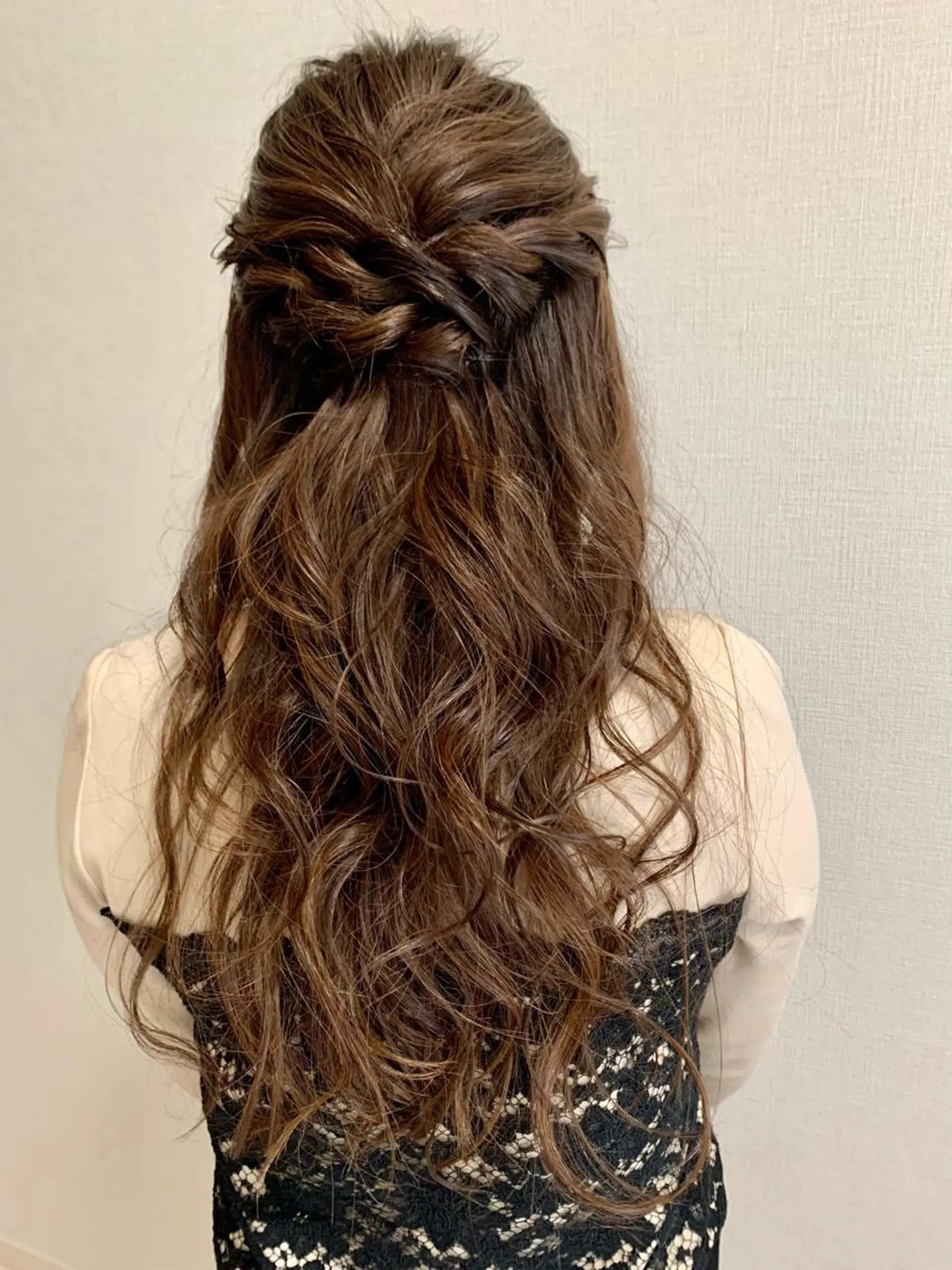 ヘアアレンジ ハーフアップ Kikuchi Eriのヘアスタイル