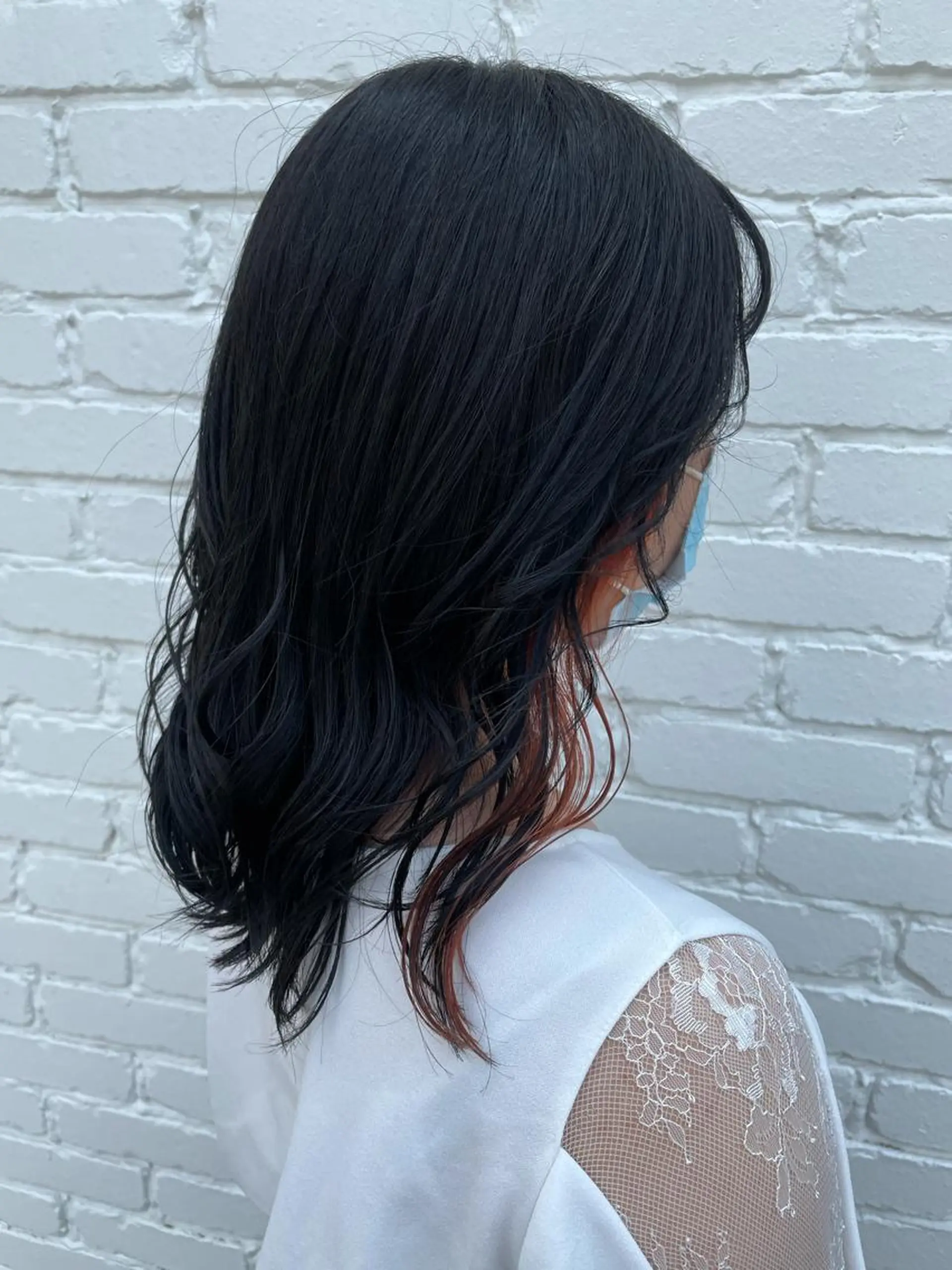 セミロング 韓国ヘア⭐️石原 宏武⭐️のヘアスタイル