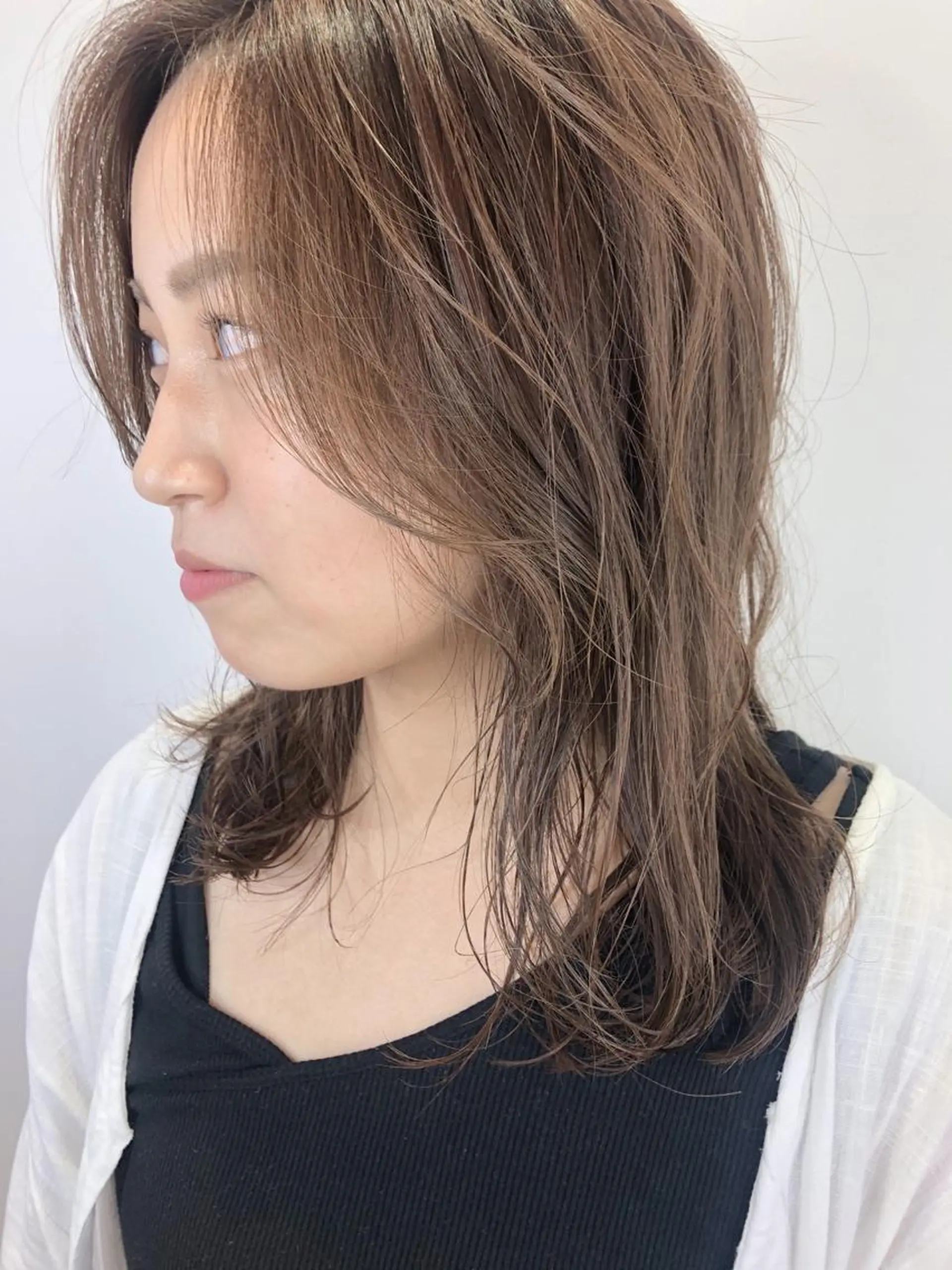 ミディアム カラー ヘアカラー トリートメント 関 京磨のヘアスタイル