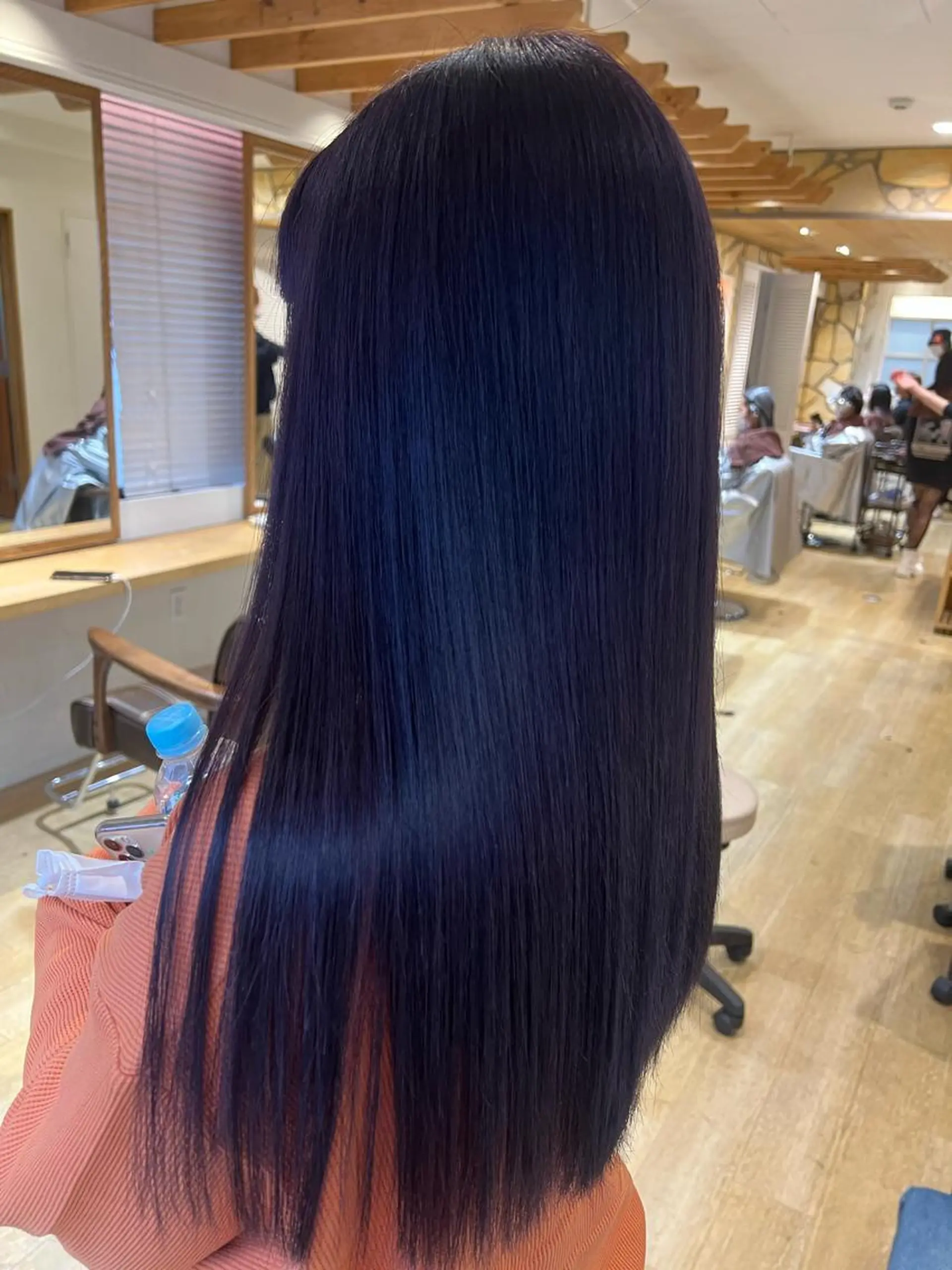 ロング ヘアカラー トリートメント 渋谷ハイトーン/ デザインカラー阿部のヘアスタイル