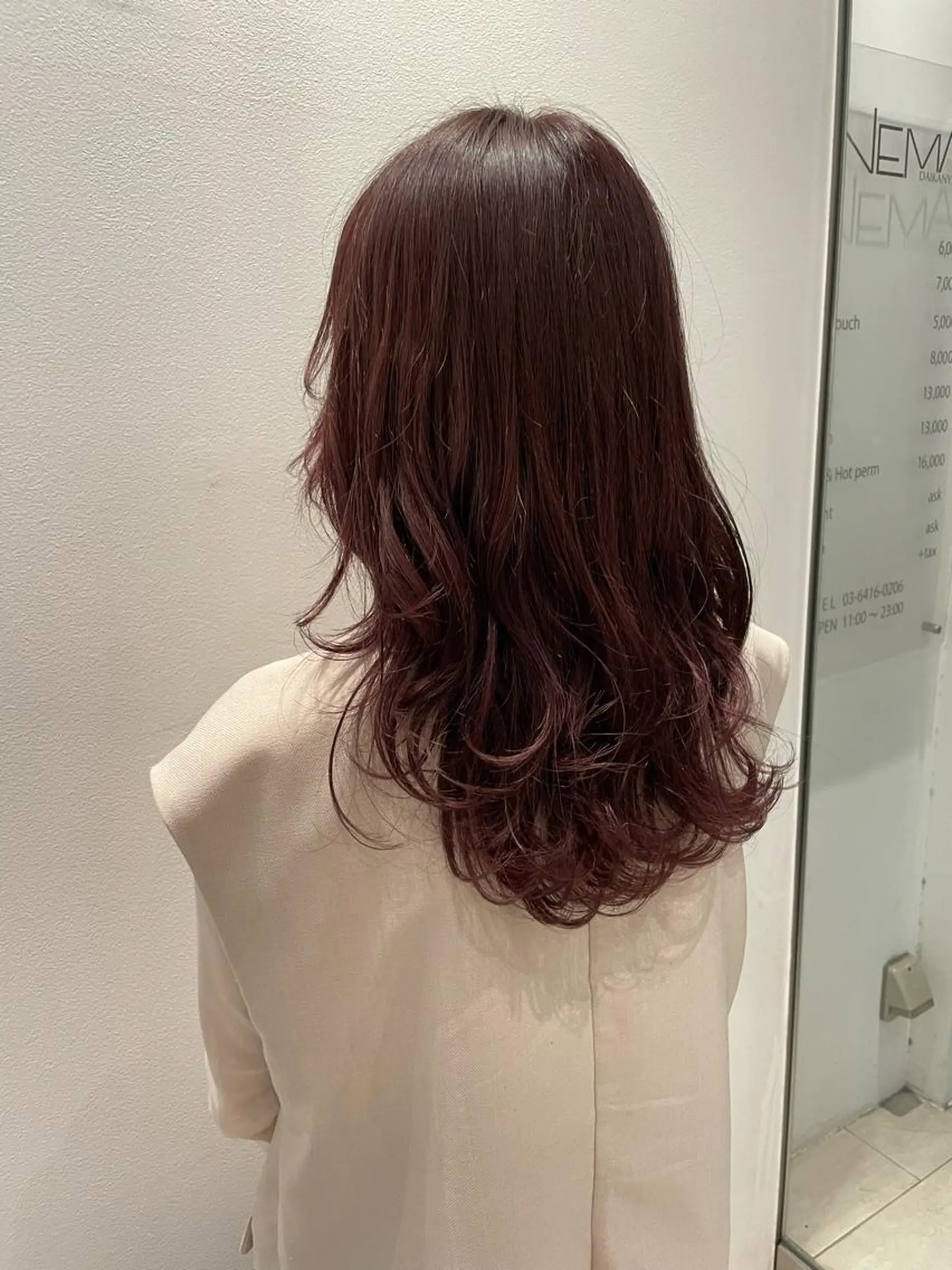 セミロング レイヤーカット CiNEMA daikanyama所属・透明感カラー🫧 今泉健太のヘアスタイル