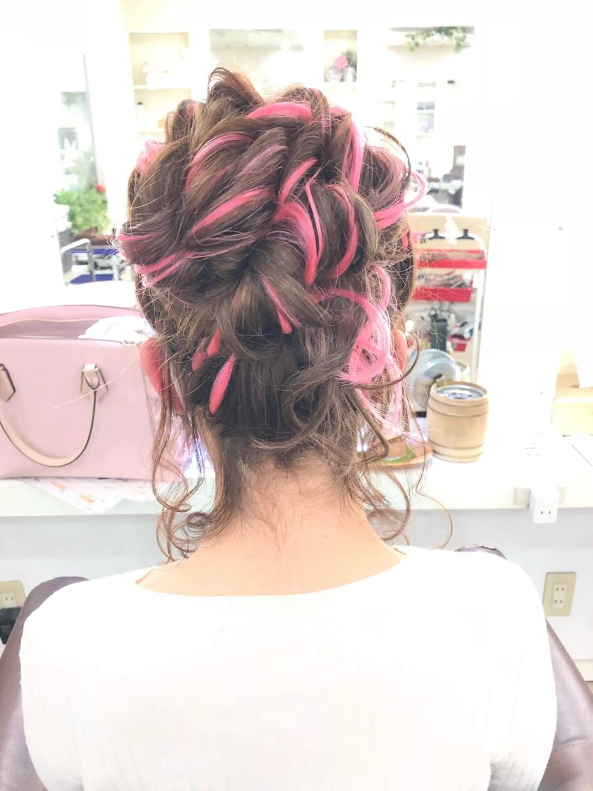 セミロング ヘアアレンジ 🐥こ ま🐥のヘアスタイル