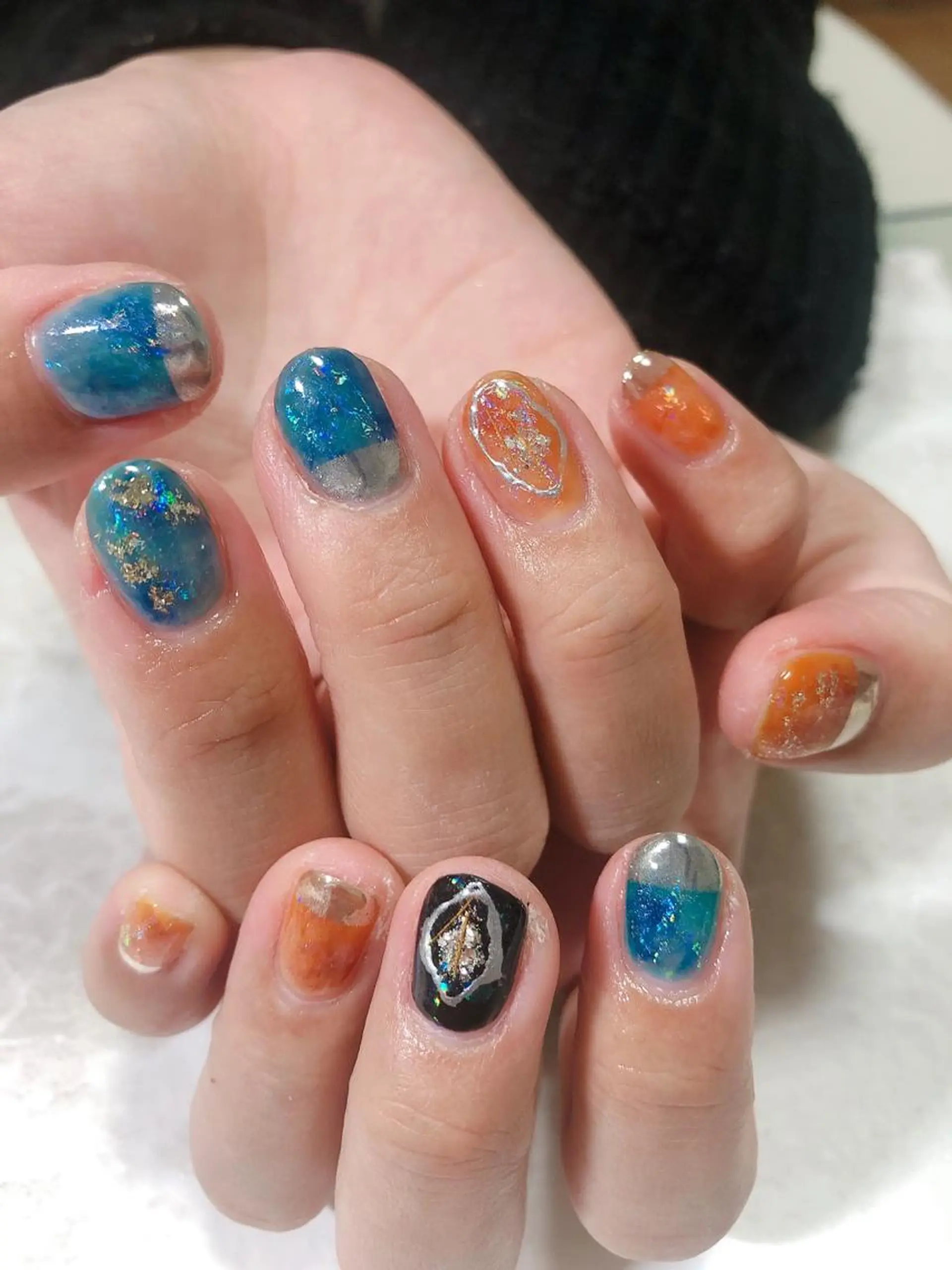 ネイル ニュアンスネイル ハンドネイル フットネイル Lokahi NAILのネイルデザイン