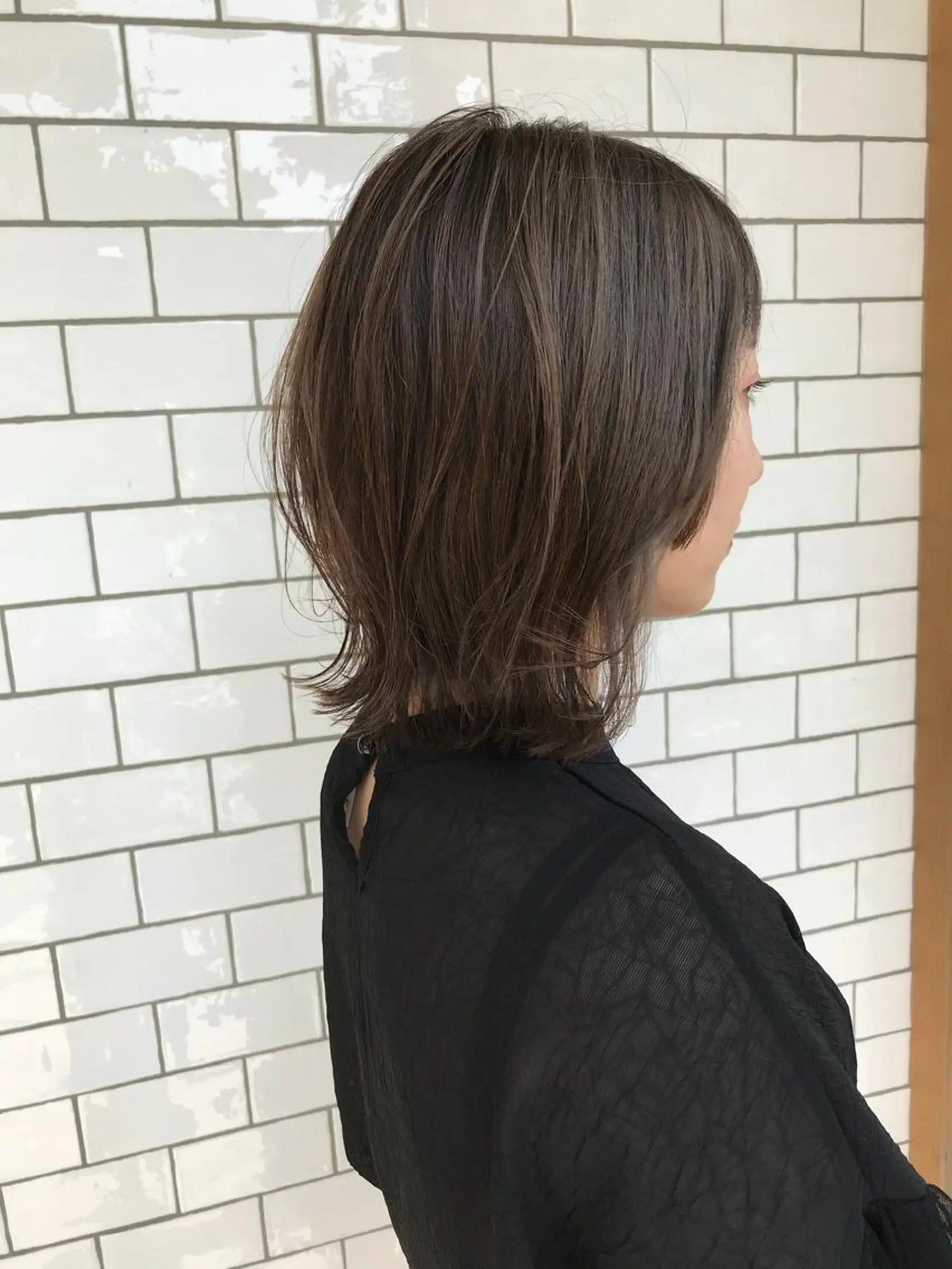 ショート カラー アッシュ ベージュカラー ブリーチ 竹嶌 健吾のヘアスタイル