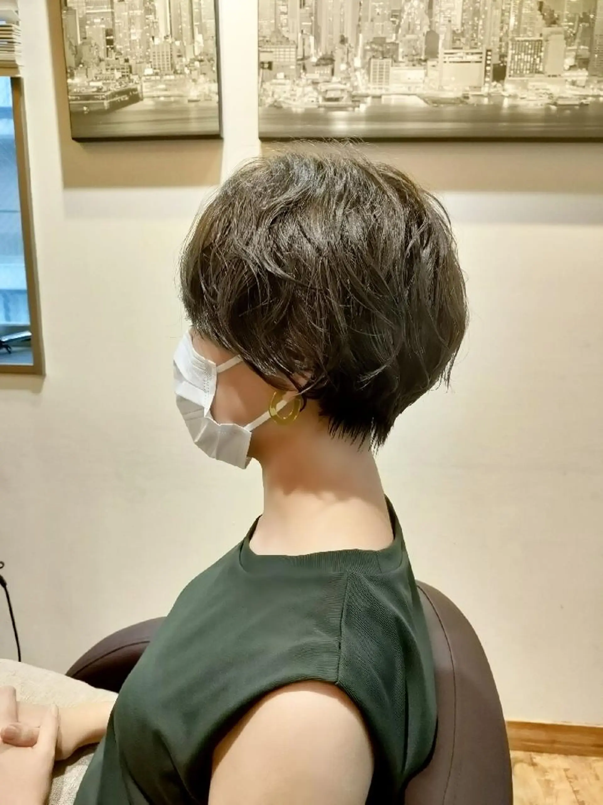 ショート ショートヘア 【似合わせ・レイヤー ・パーマ】海気のヘアスタイル