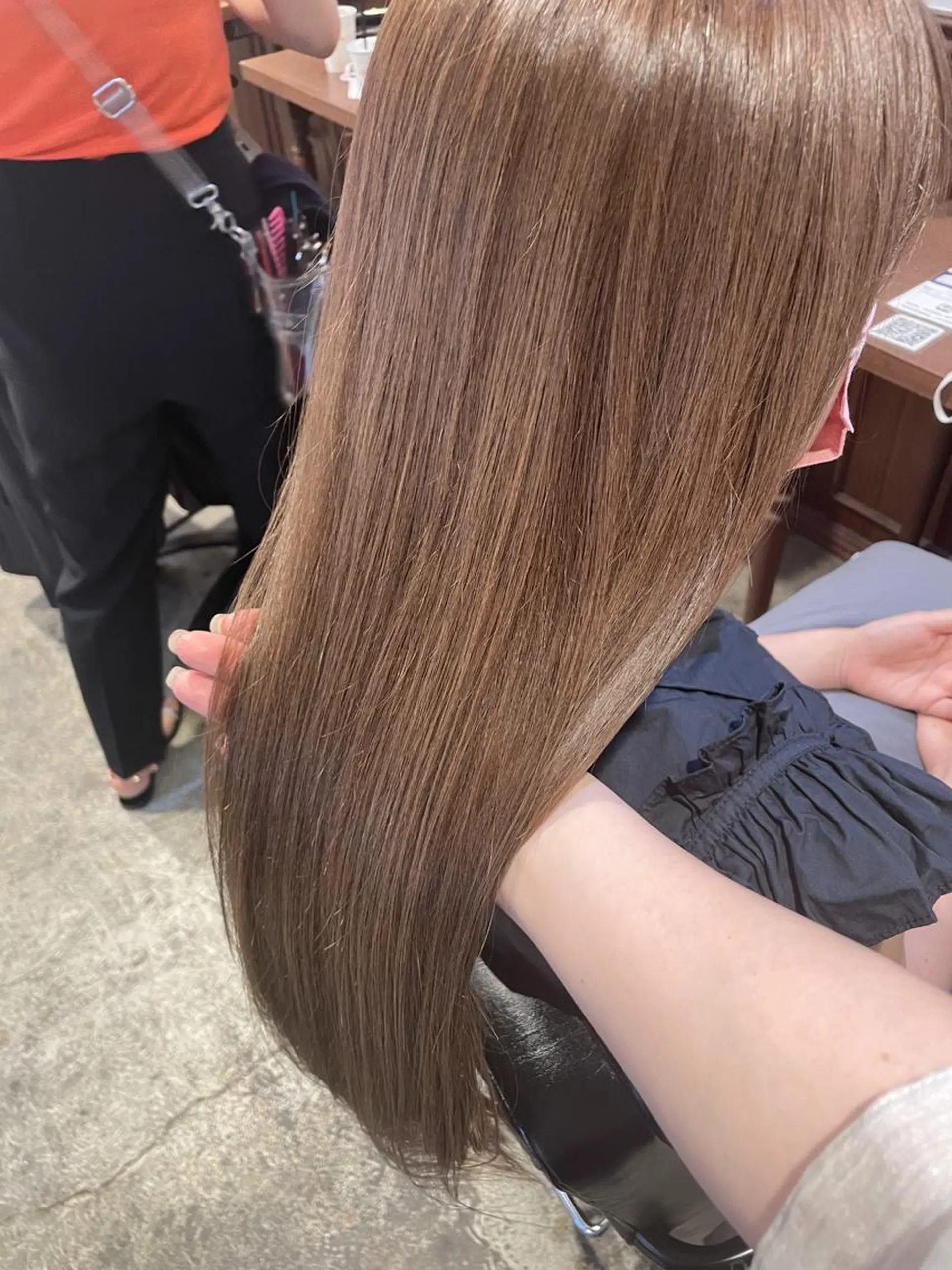 ロング カット ヘアカラー トリートメント ｅｒｉ 🧴🫧のヘアスタイル