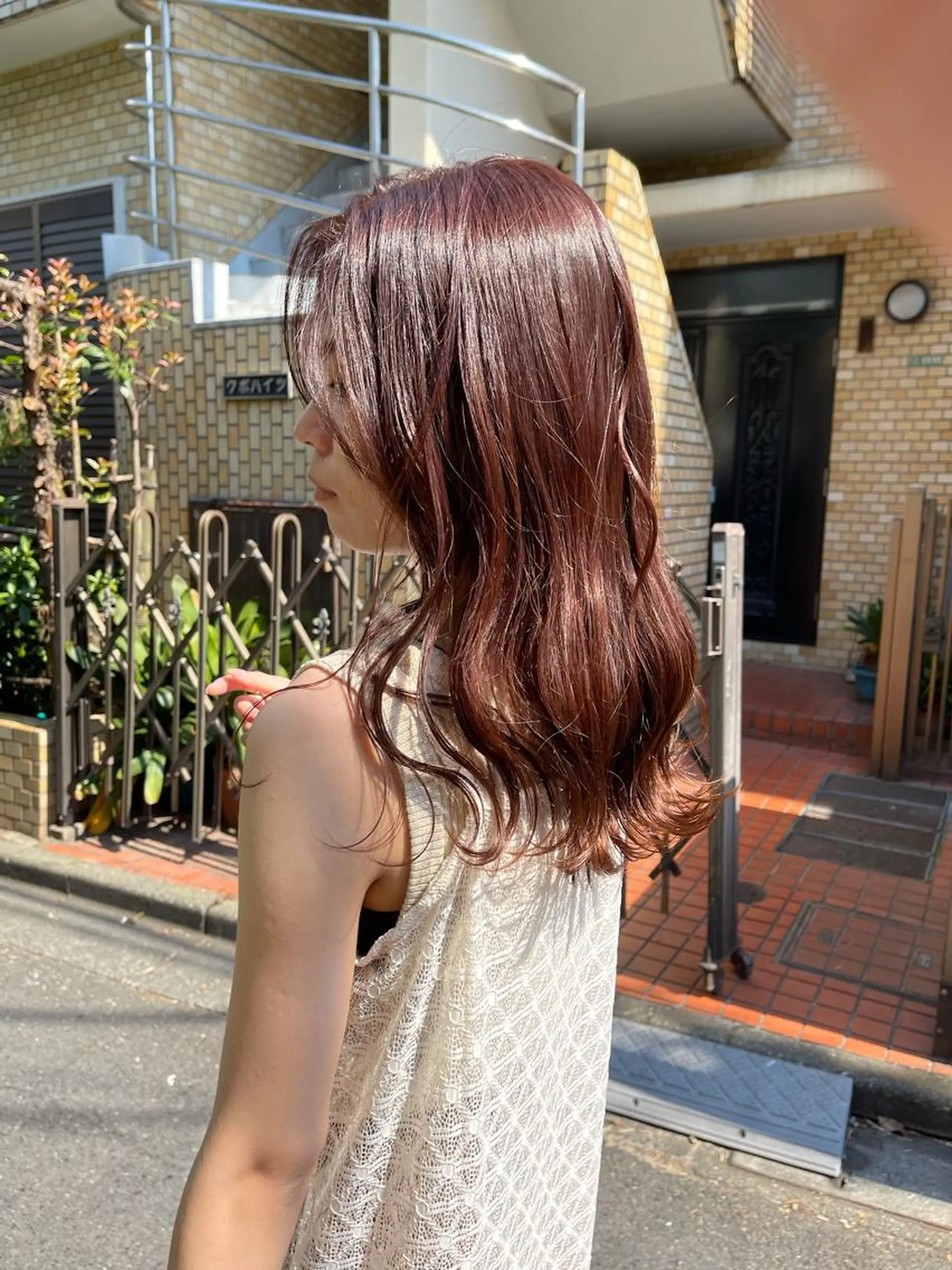 セミロング カラー 韓国ヘア🫧艶カラー 🫧髪質改善/オオヤのヘアスタイル