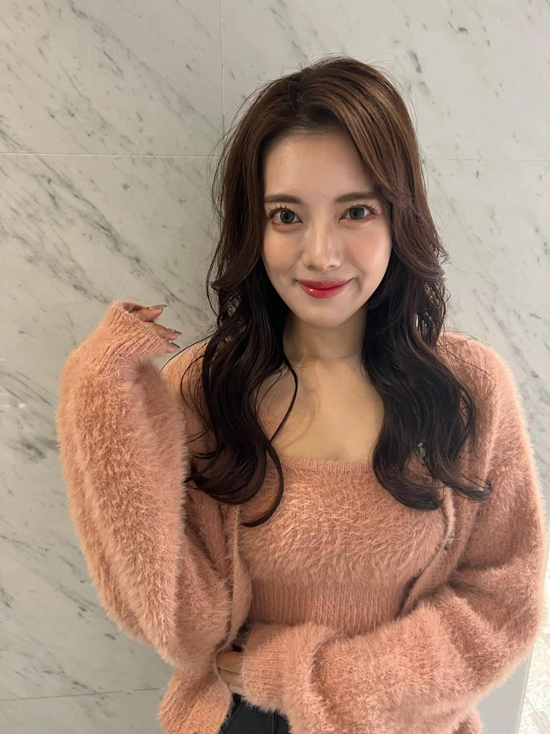 ロング カラー インナーカラー 顔周りカット 韓国風ヘア レイヤーカット カット ヘアカラー トリートメント Lond luce心斎橋所属・🍀小川大輔🍀 ボブ/ブリーチ🥇のヘアスタイル