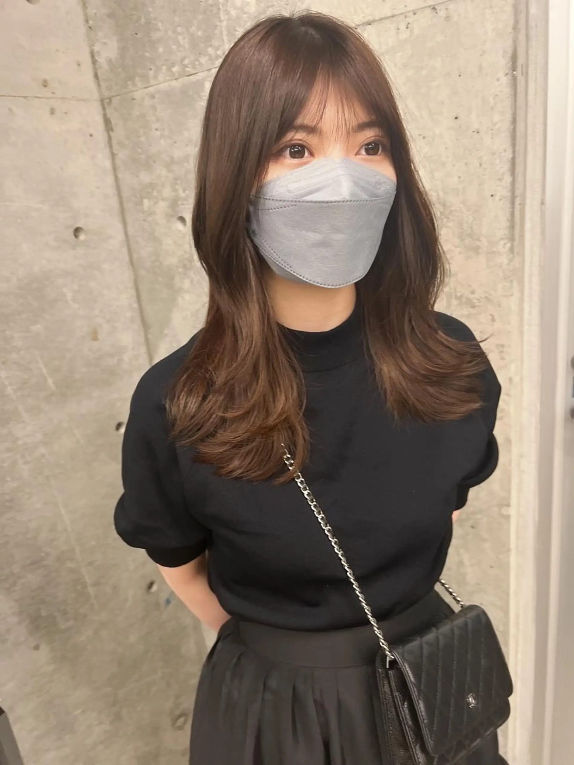 ロング カラー グレージュ レイヤーカット ロング 誰よりも丁寧なカット 🍀小林輝のヘアスタイル