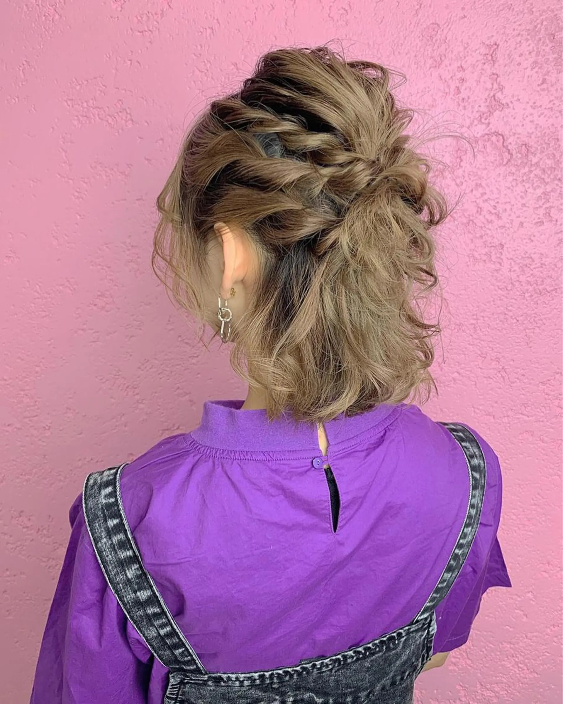 ミディアム カラー ヘアアレンジ boutique misakiのヘアスタイル