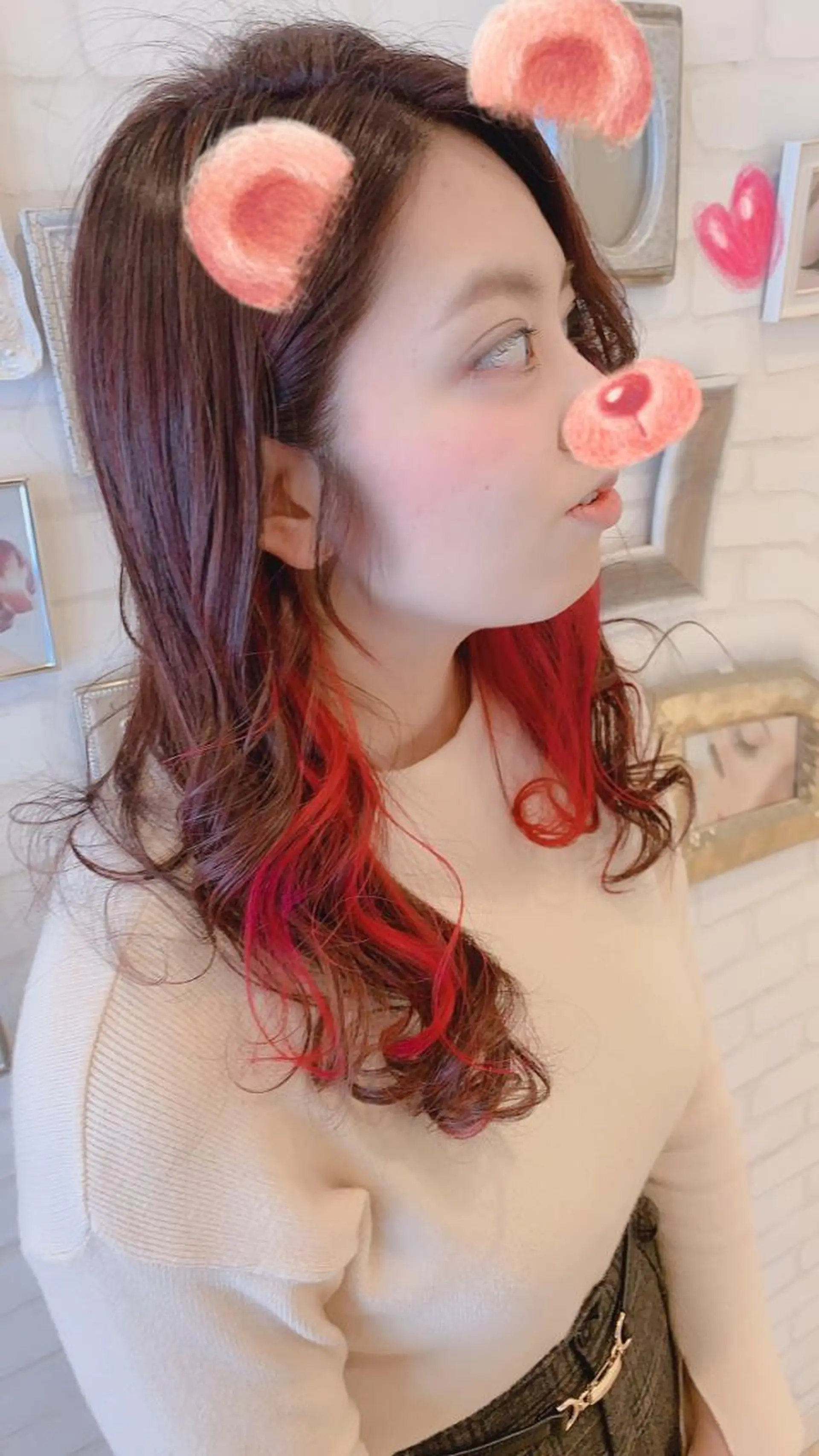 ミディアム ému エミュ　hair &spa所属・近藤 みゅうまのヘアスタイル