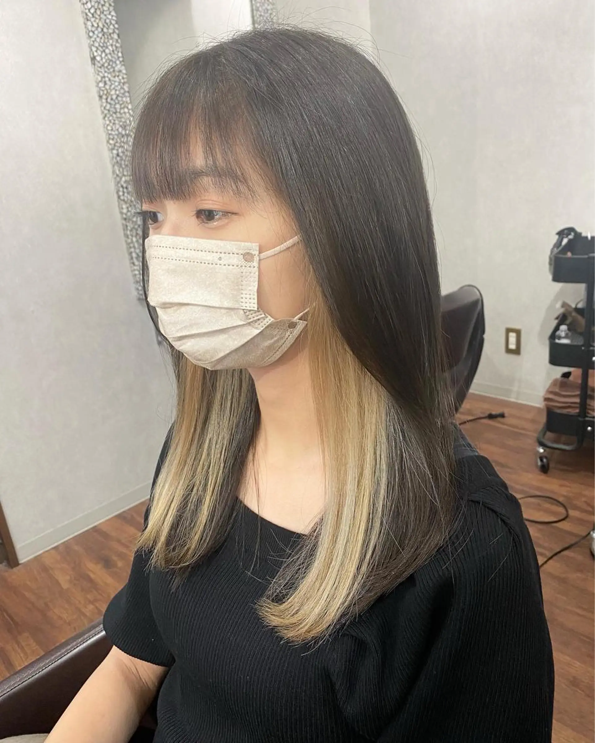ロング 縮毛矯正 _White所属・ＳＨＩ ＺＵのヘアスタイル
