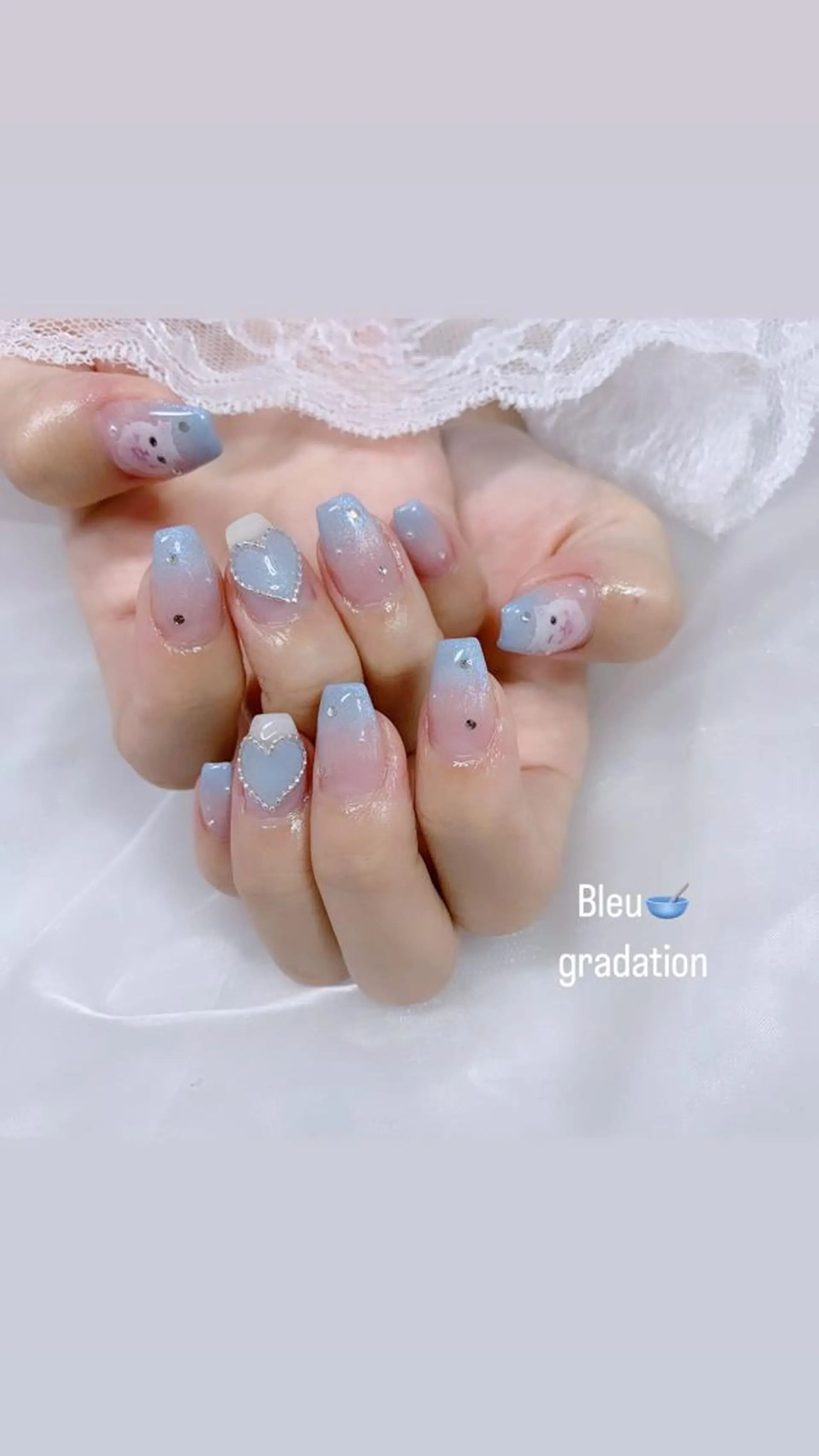 ネイル ハンドネイル La neige* yuki 🥯🍑のネイルデザイン