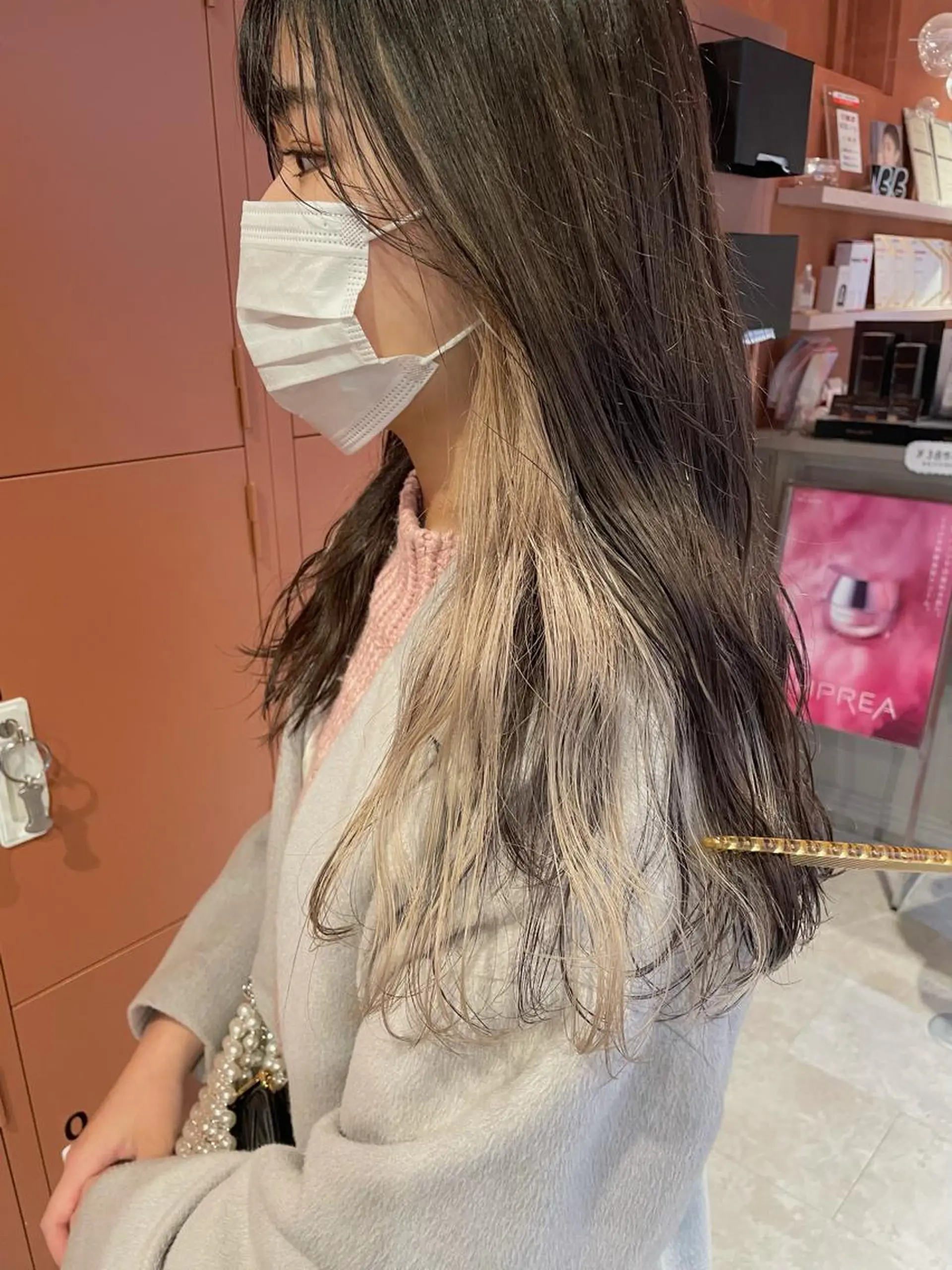 ミディアム カラー ブリーチ 沖縄/ヘアアレンジ /ナカノのヘアスタイル