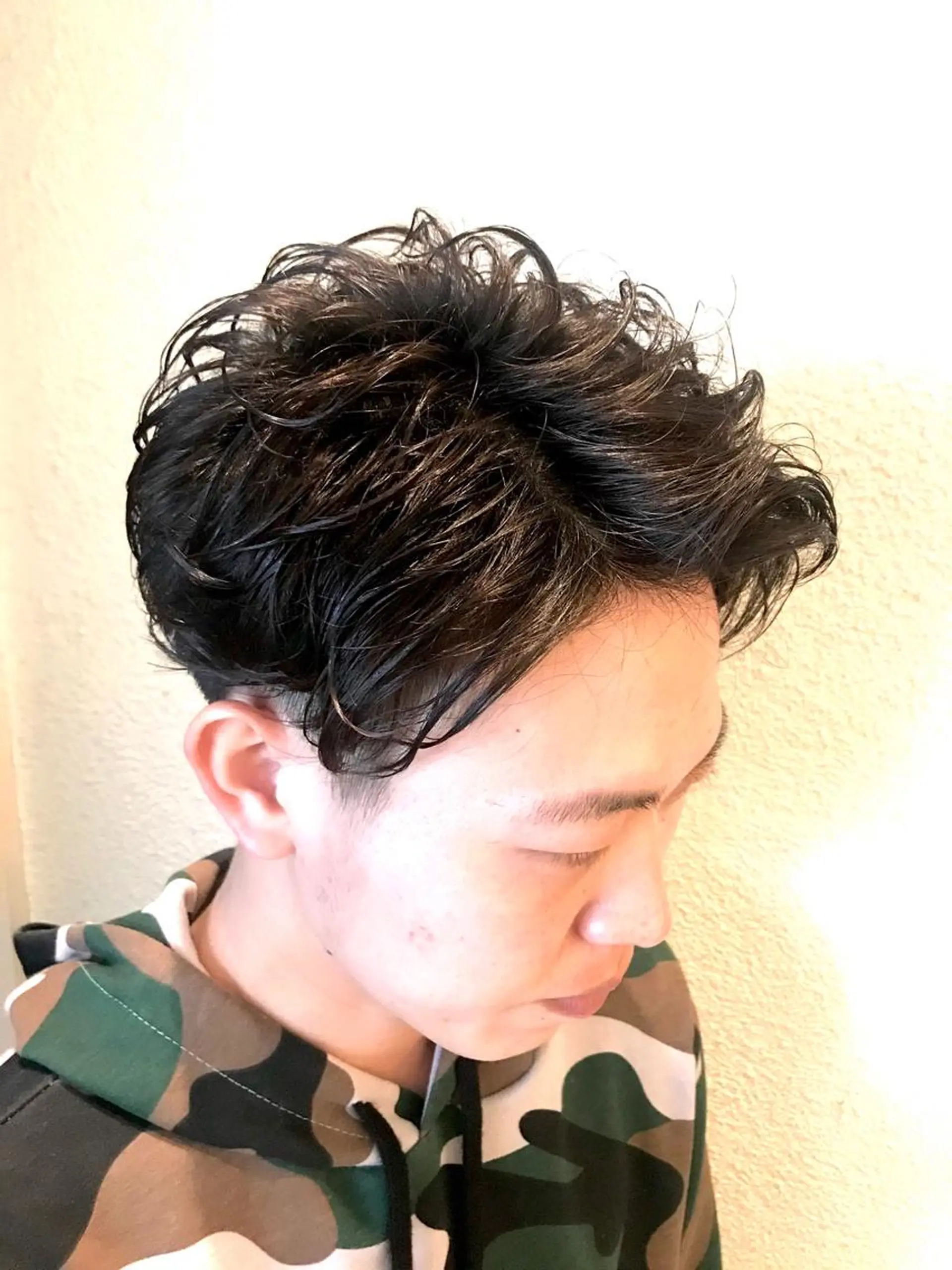 パーマ メンズ ビジネス メンズパーマ CRE'PS HAIR HIMAWARI所属・山本 大智のヘアスタイル