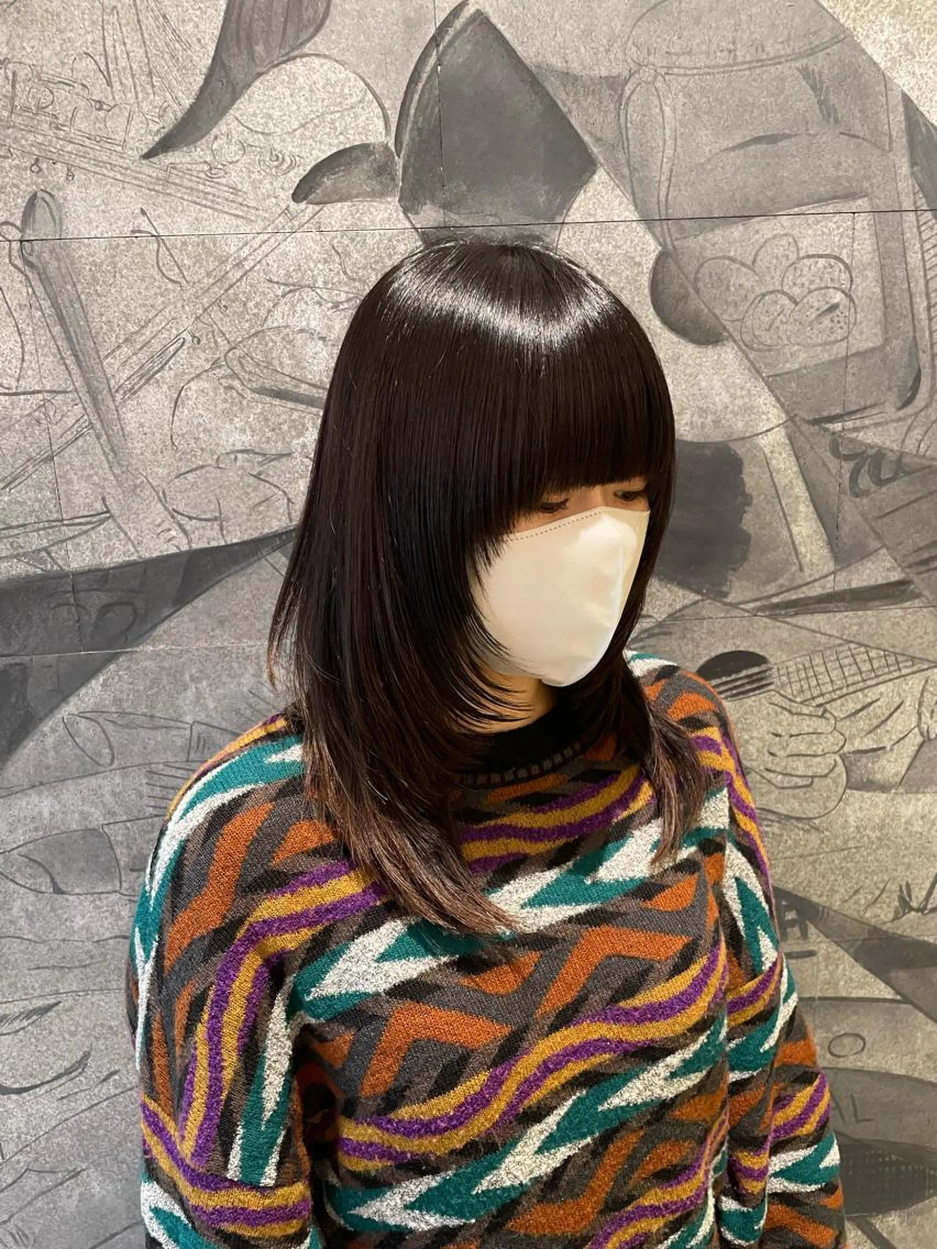 ロング カット NATSUMI 🐻‍❄️🤍のヘアスタイル