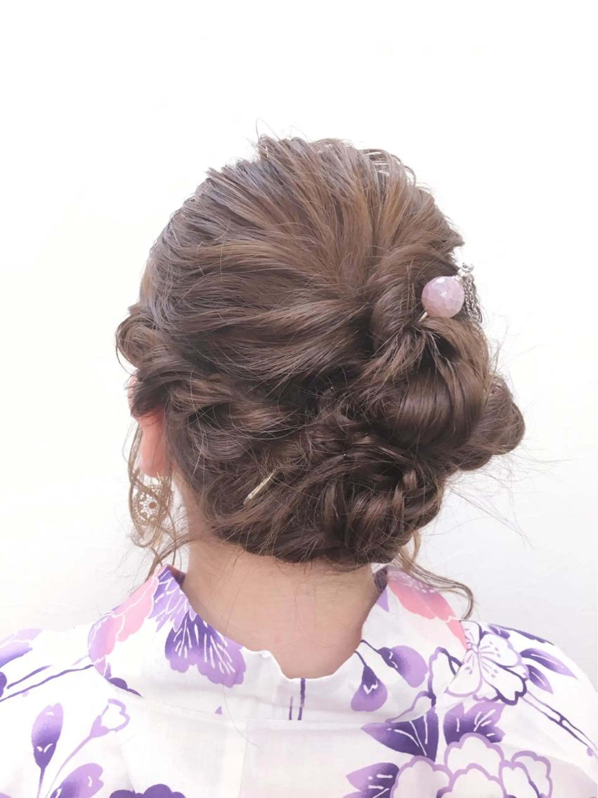 セミロング ヘアアレンジ 菅沼 まみのヘアスタイル