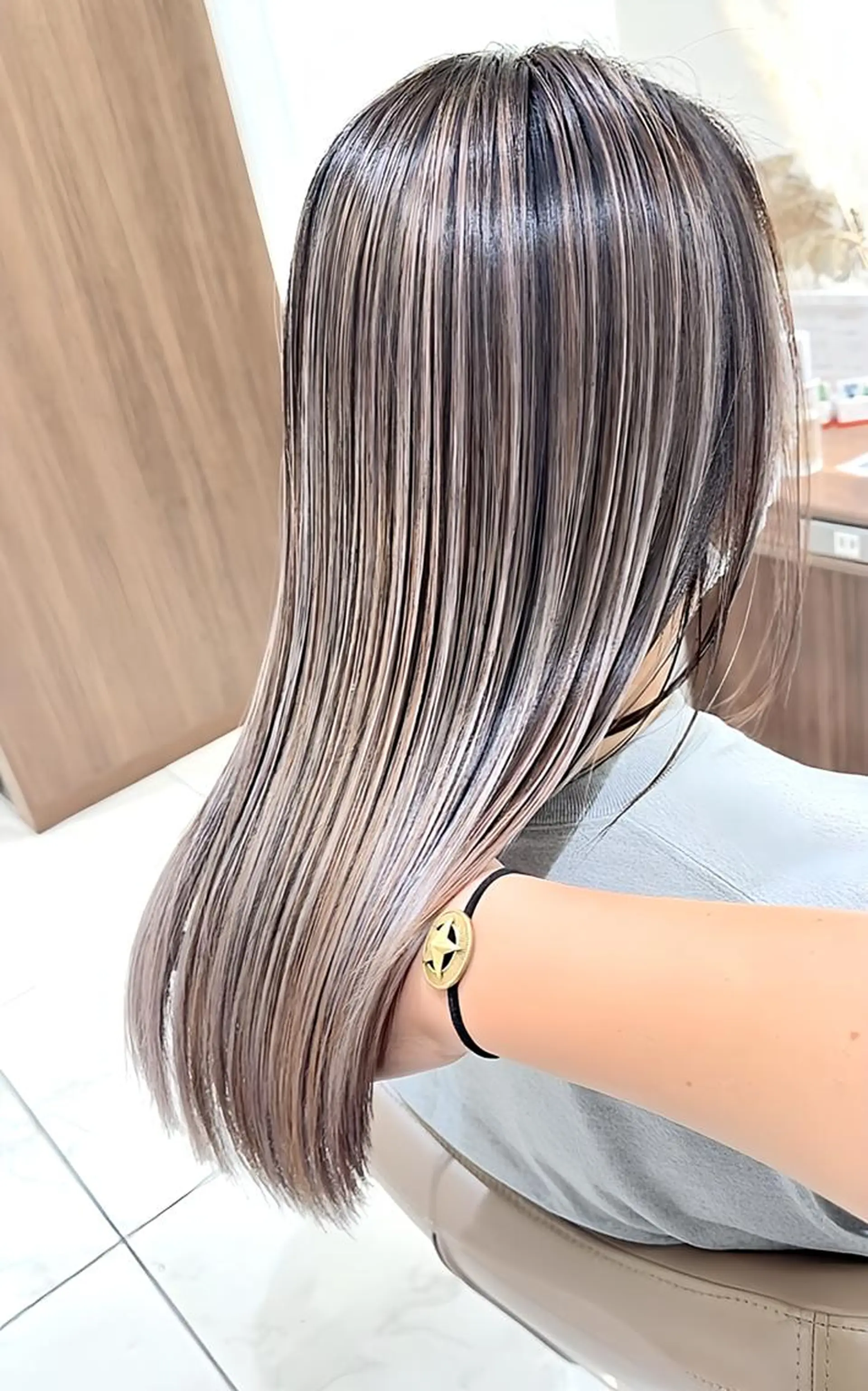 ロング 髪質改善 トリートメント トリートメント ヘッドスパ 髪質改善/縮毛矯正 /カラー/篠塚菜々子のヘアスタイル