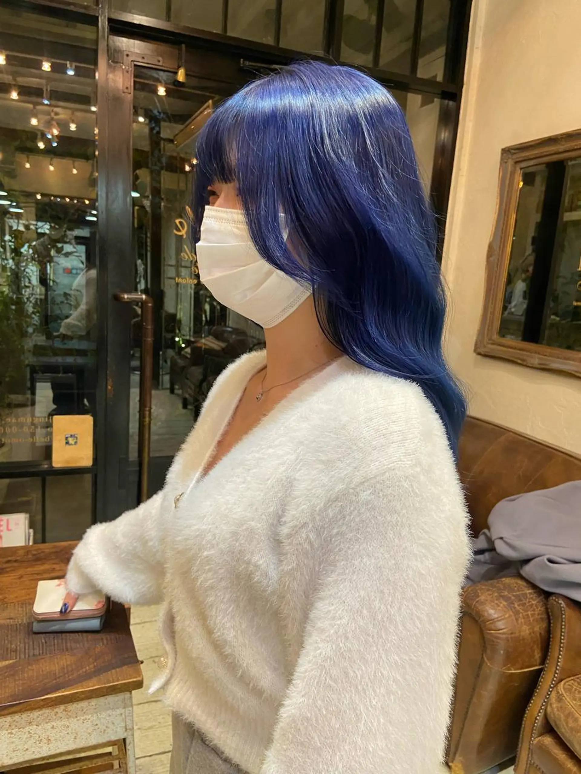 カラー ブルーカラー ブルーラベンダー ラベンダーカラー シルバー ダメージレス美容師 🌱水島侑理のヘアスタイル