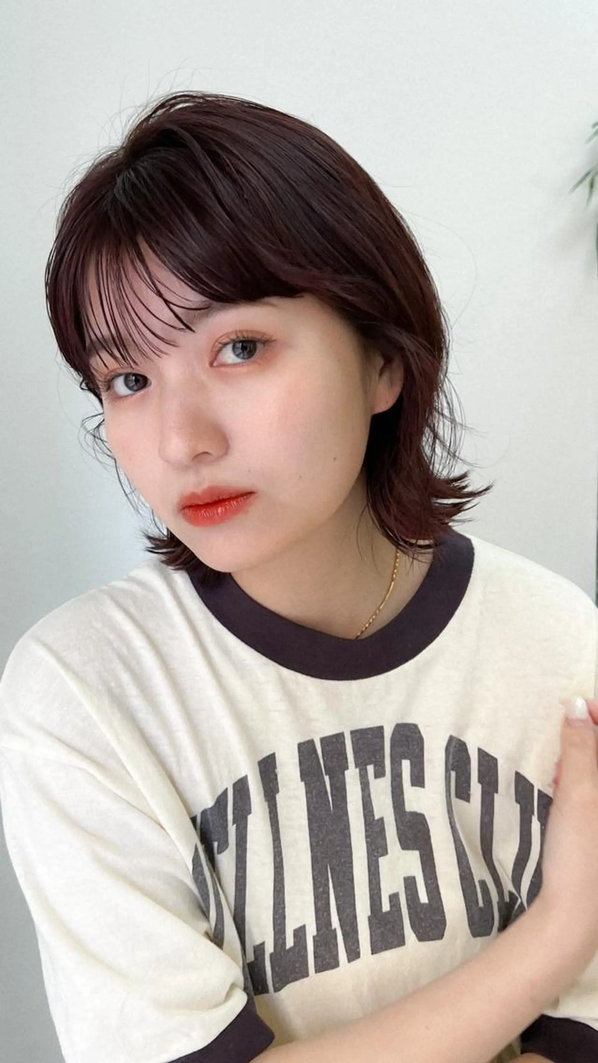 ミディアム カラー le'a所属・谷町/Le'a /竹原しおなのヘアスタイル