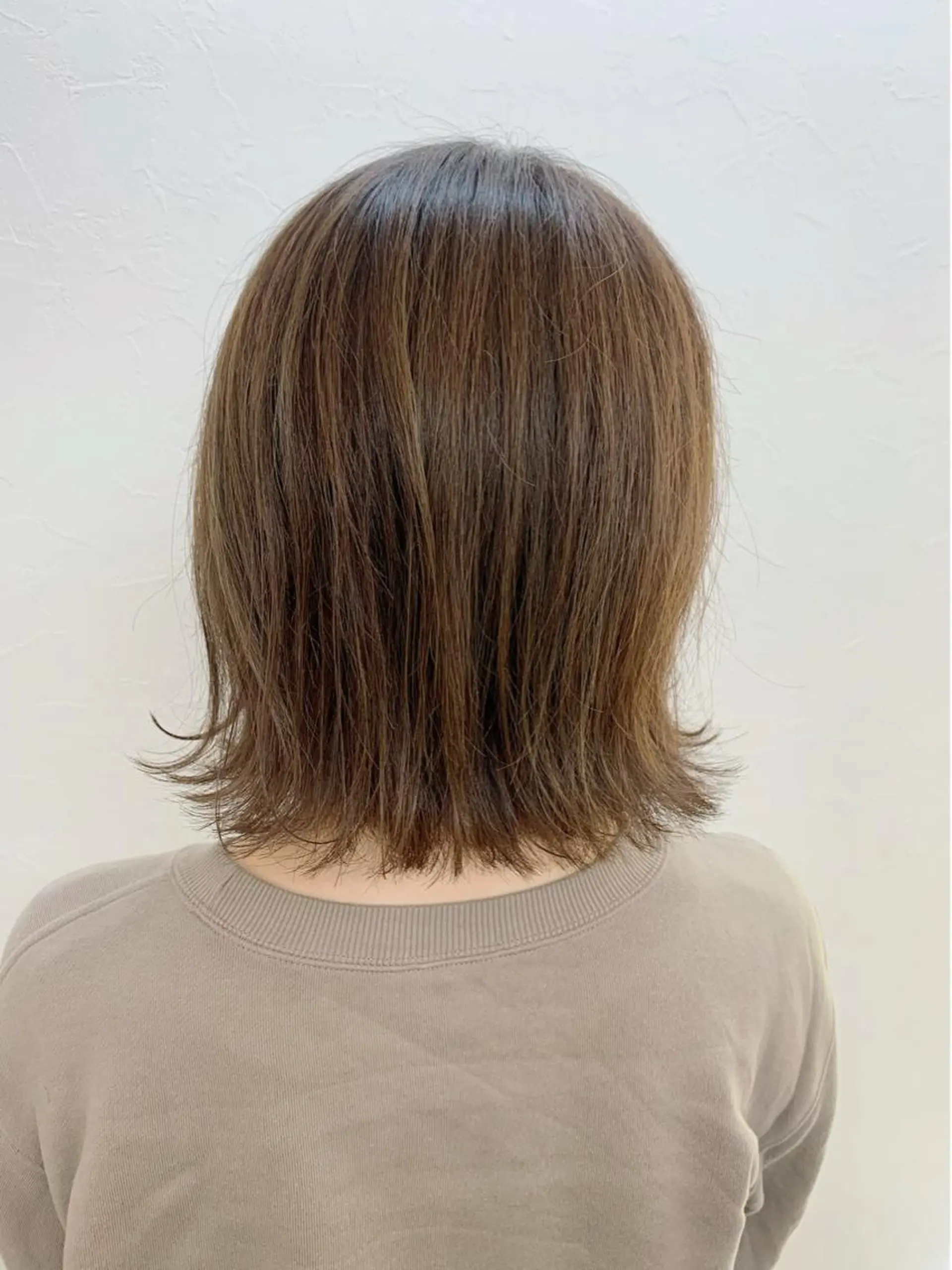 ミディアム カラー カット ヘアカラー 菅沼 まみのヘアスタイル