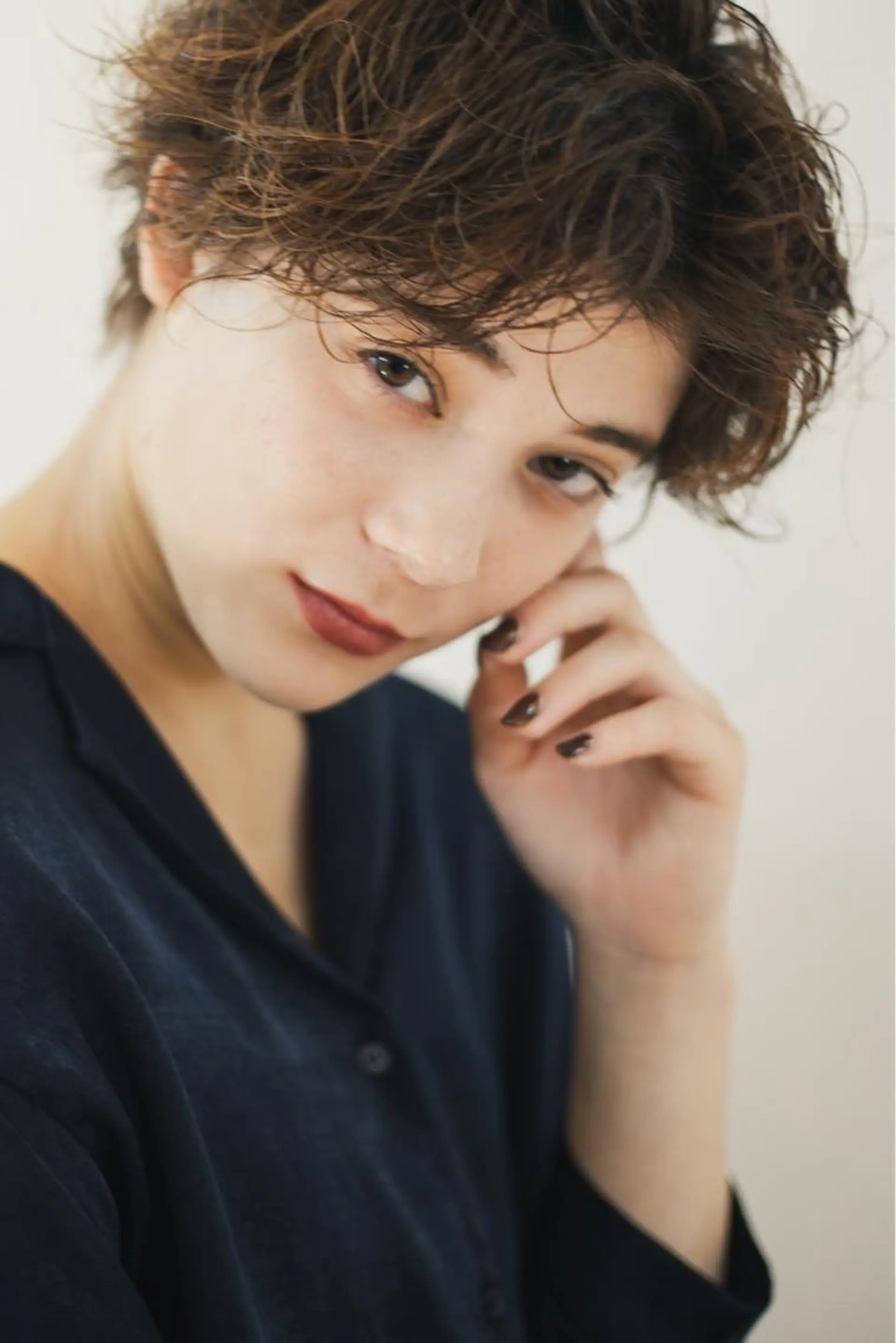 ショート カラー パーマ カット ヘアカラー Genta @gegege75のヘアスタイル