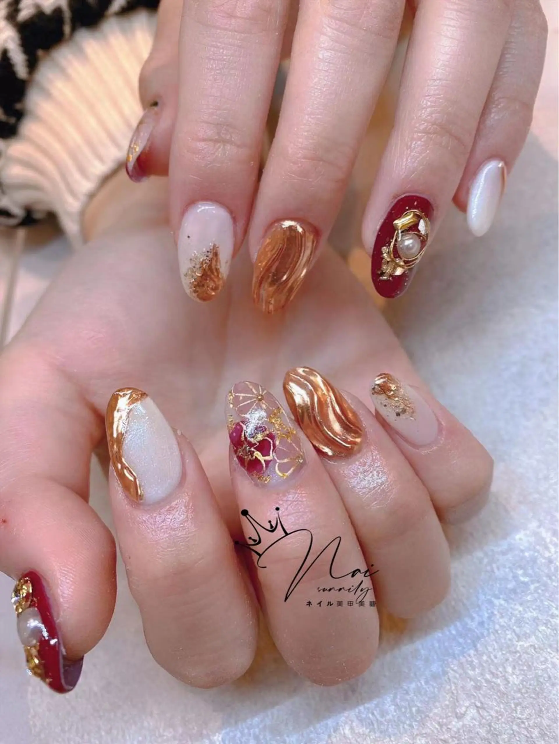 ネイル 長さだし専門店 M2 rikaのネイルデザイン