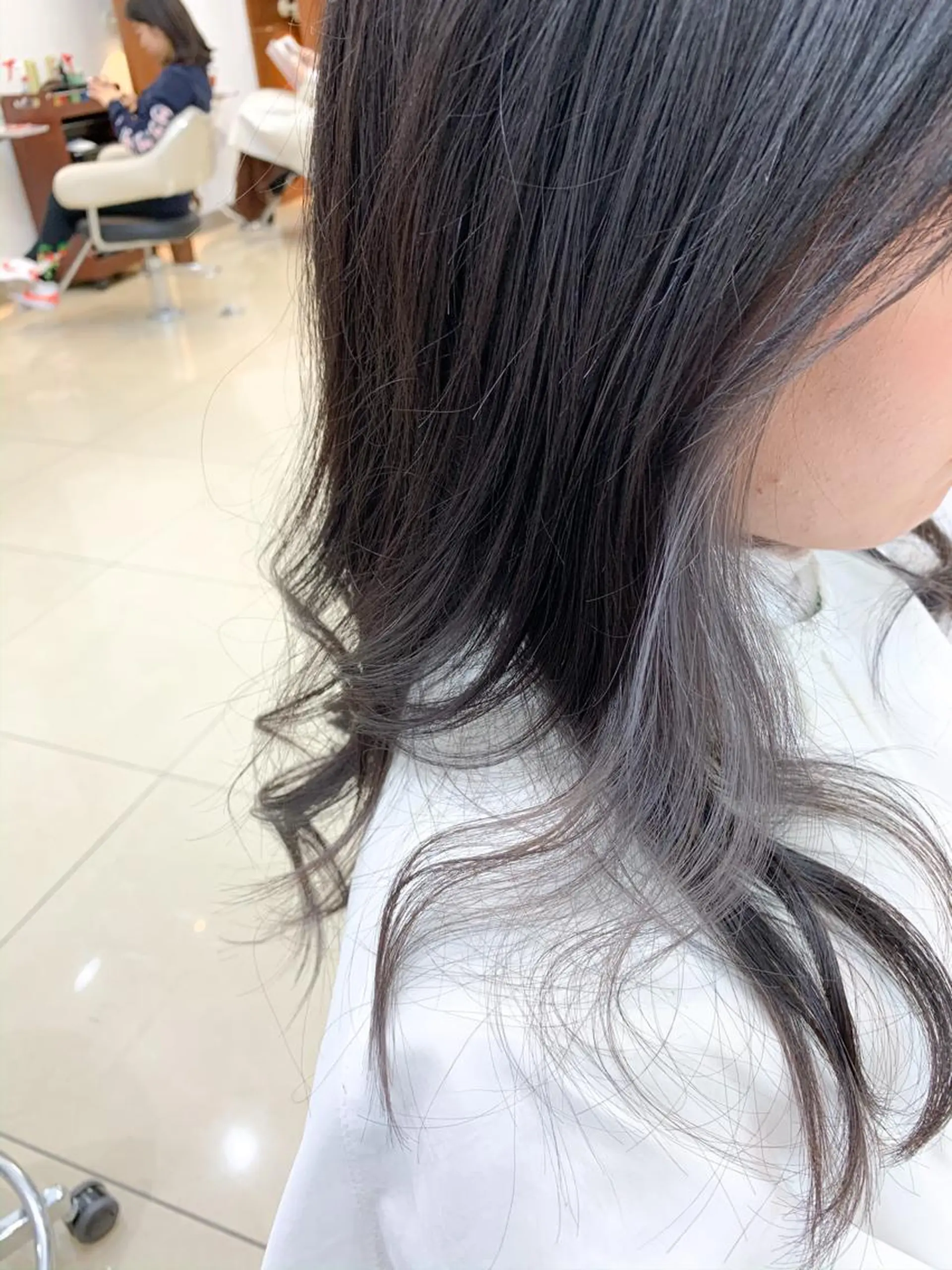 セミロング カラー 縮毛矯正/髪質改善 /韓国風　山川春輝のヘアスタイル
