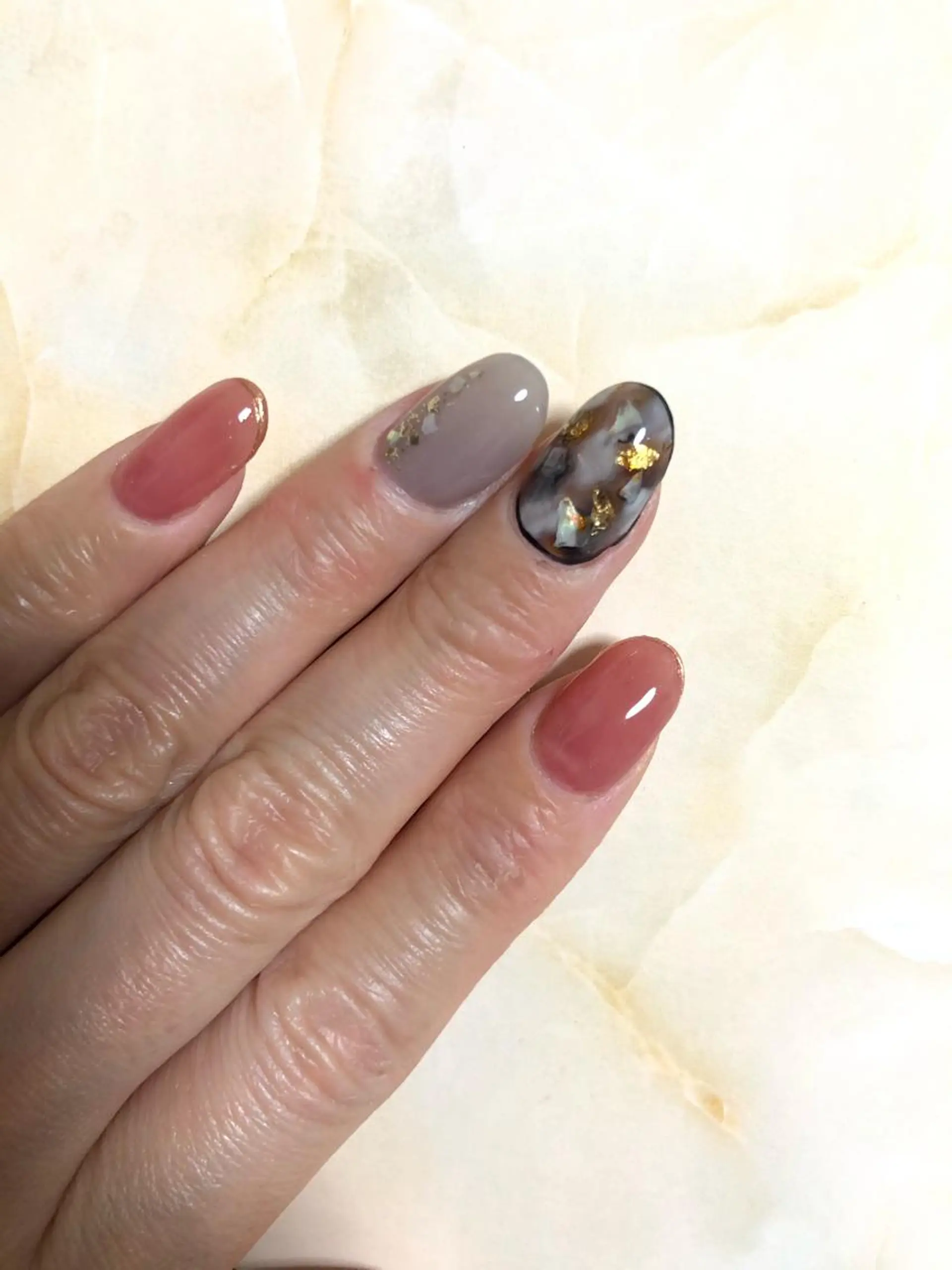 ショート ネイル ジェルネイル シンプルネイル EMIKOのネイルデザイン