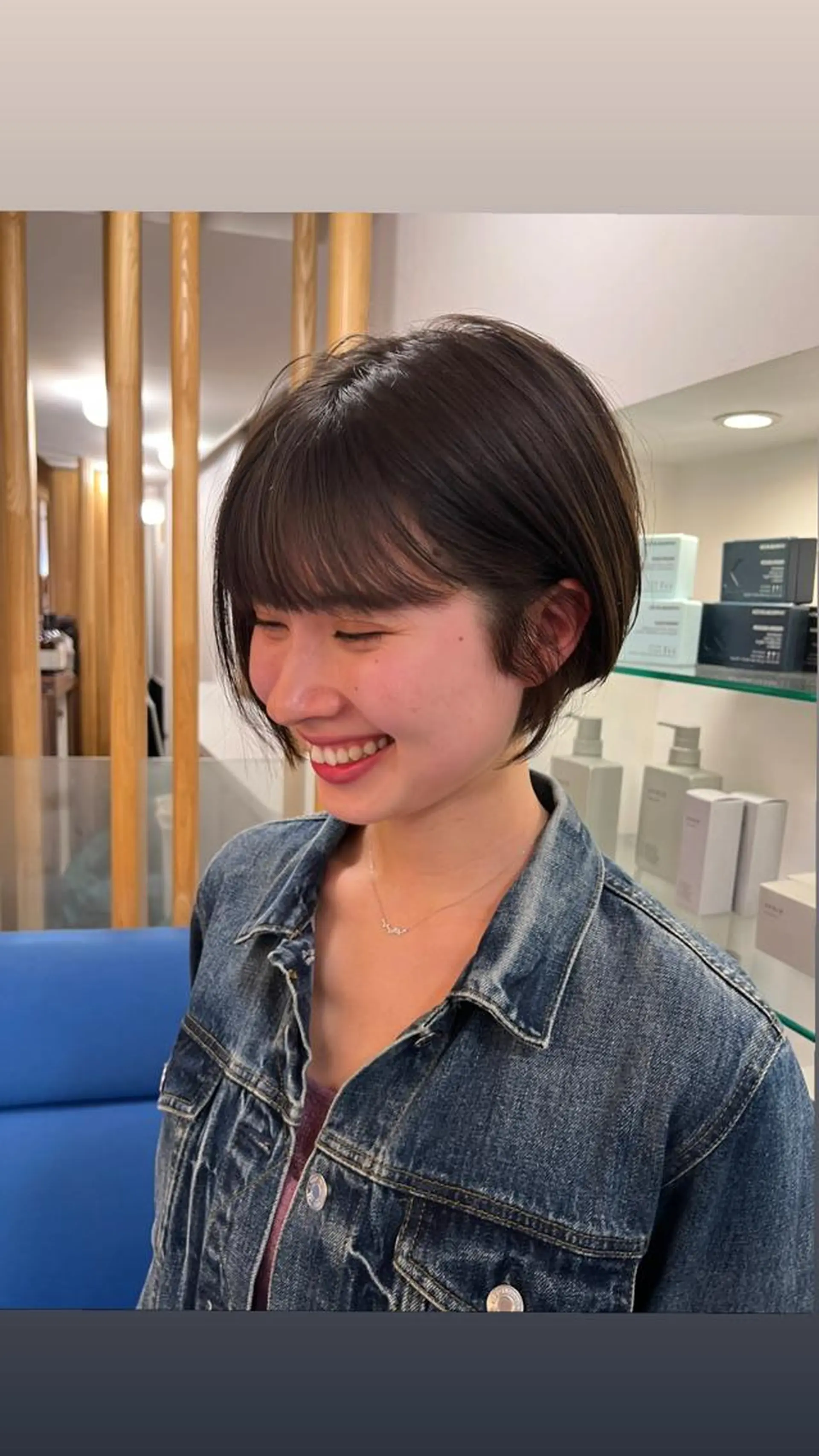 ショート 🌊トガシカイト /ショート白髪ぼかしのヘアスタイル