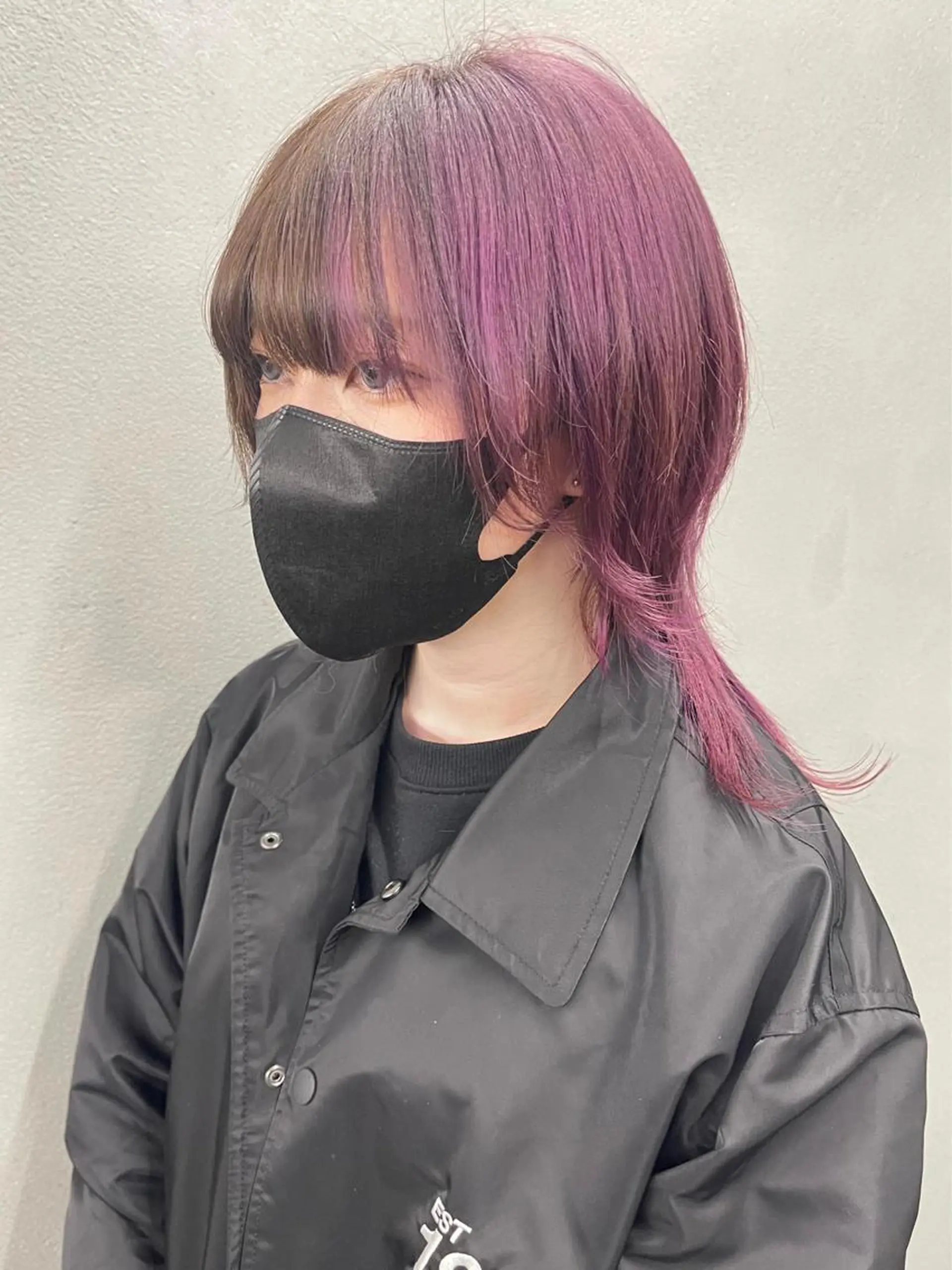 ミディアム ウルフカット カット 柏 ウルフ/レイヤー 田中佐和🐺のヘアスタイル