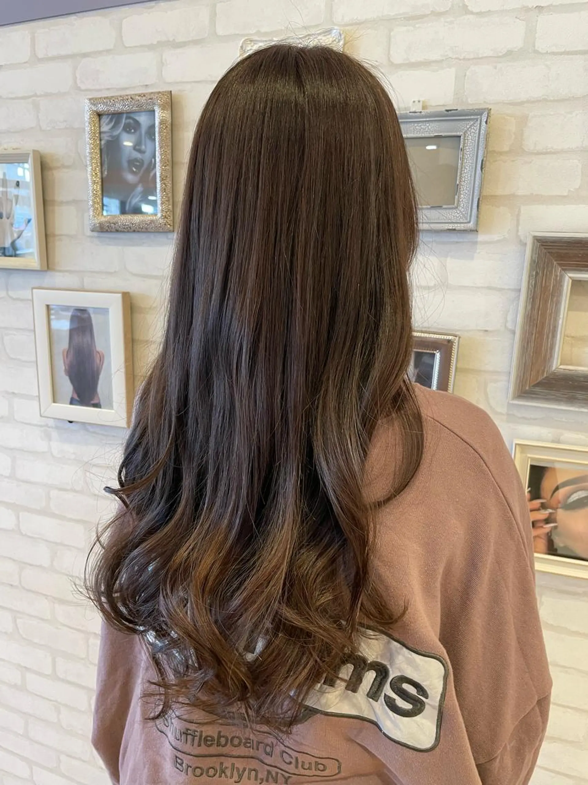 ロング カット ヘアカラー 【髪質改善】 夏目結以のヘアスタイル