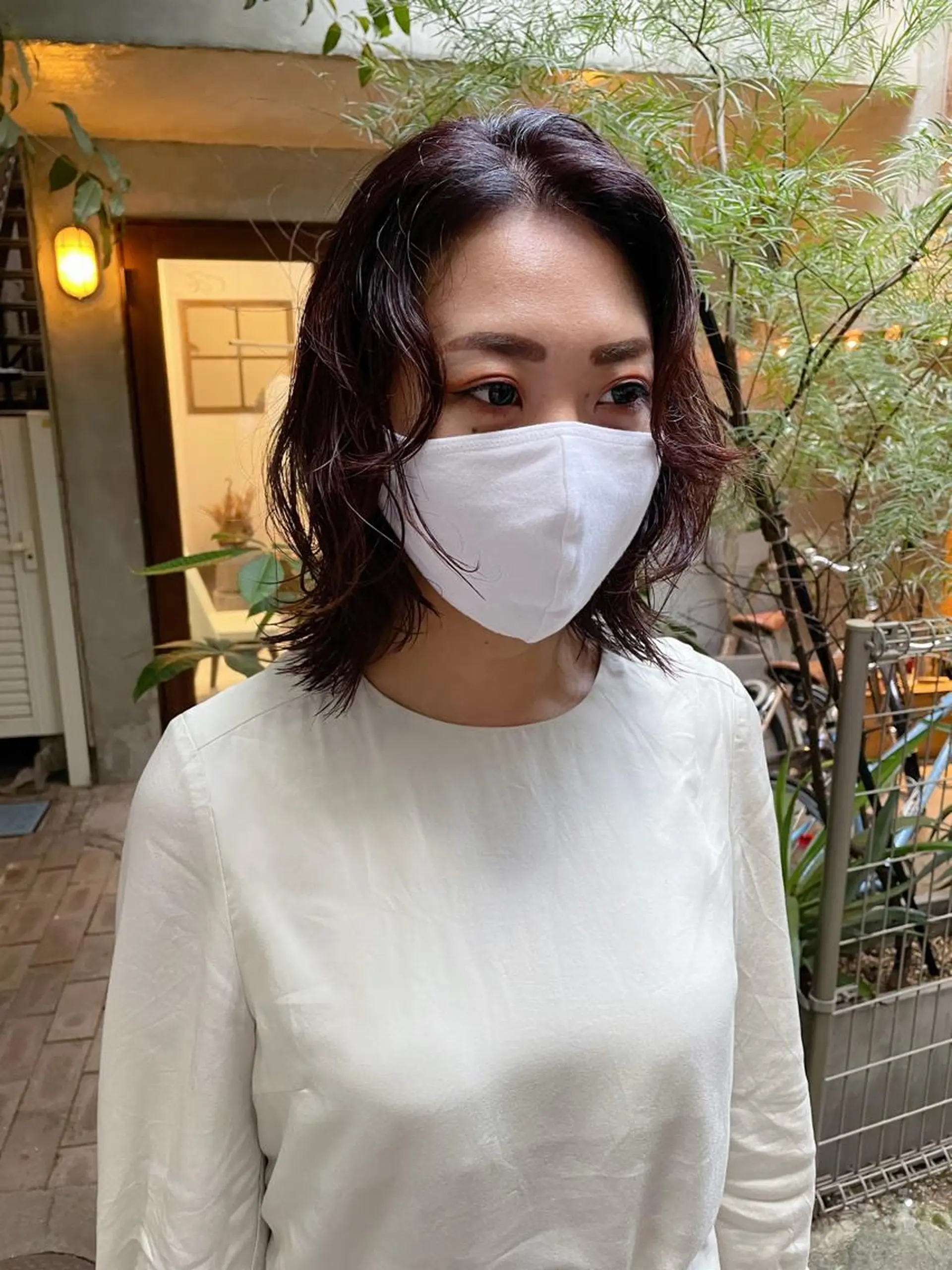 ミディアム カラー 高橋 愛美のヘアスタイル