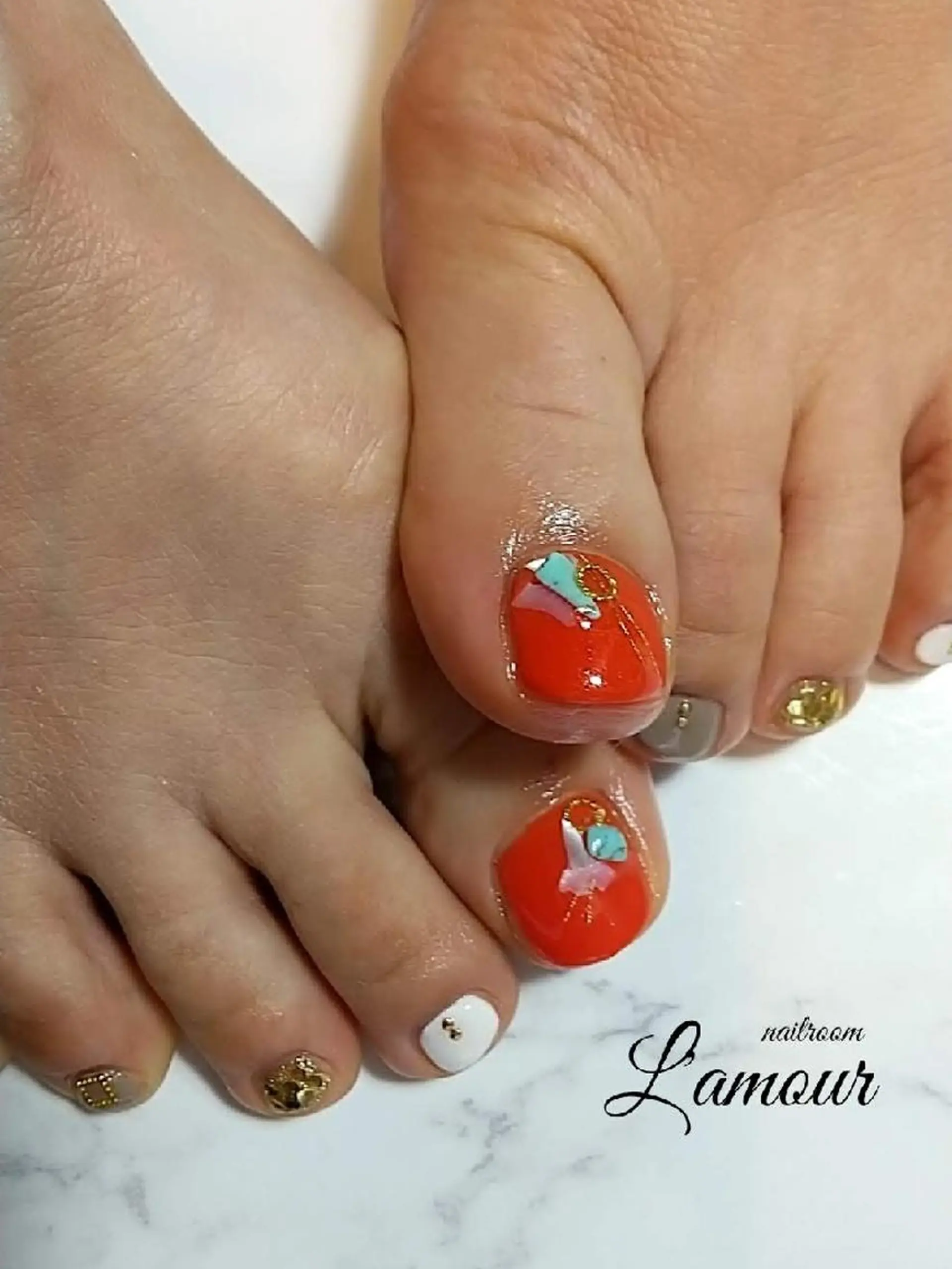 ネイル フットネイル L'amour 吹田市のネイルデザイン