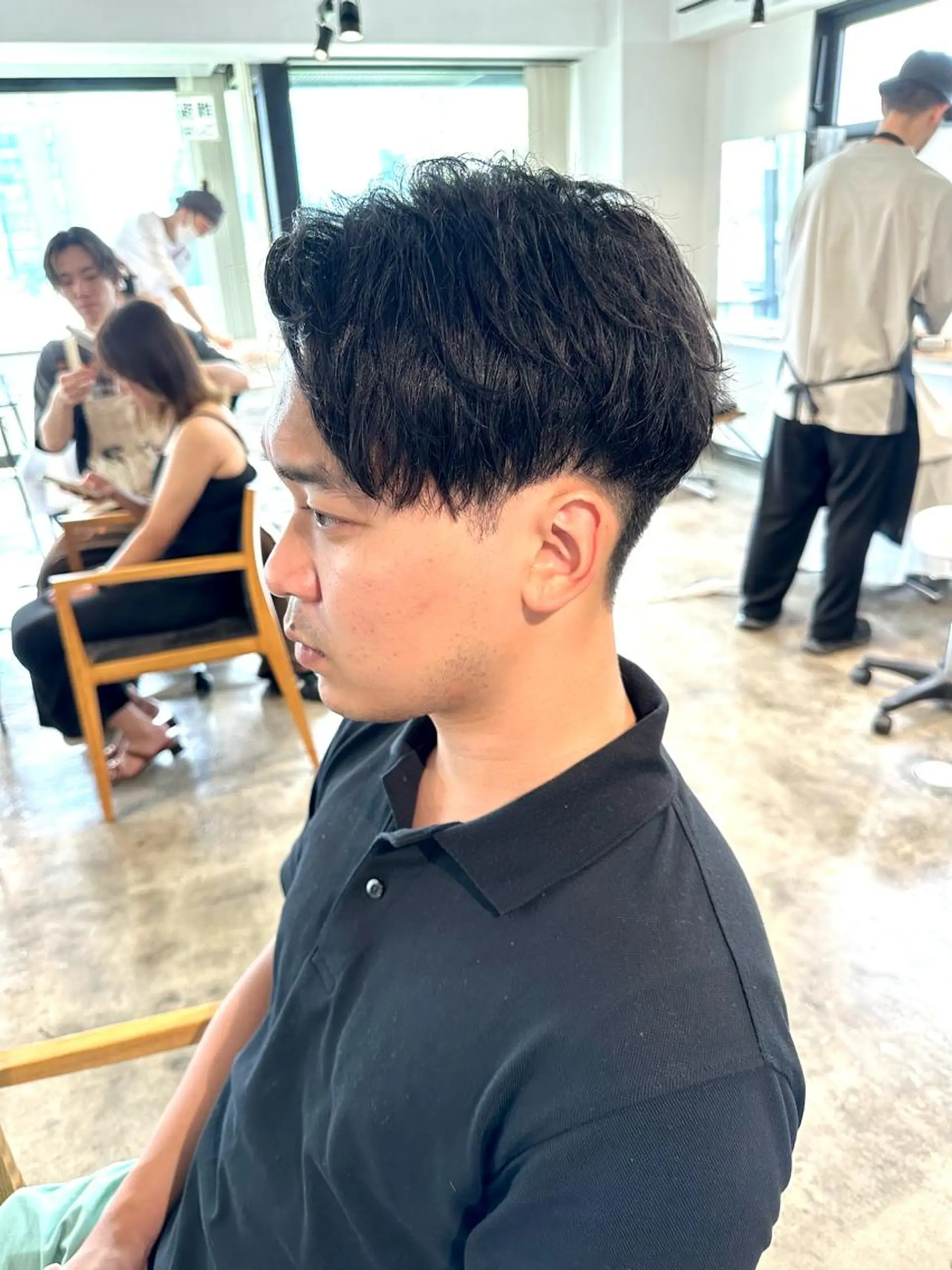 メンズ マッシュ メンズパーマ メンズツイストパーマ 波巻きパーマ ツイストパーマ カット 骨格補正施術/メンズ 専門美容師/YUYAのヘアスタイル