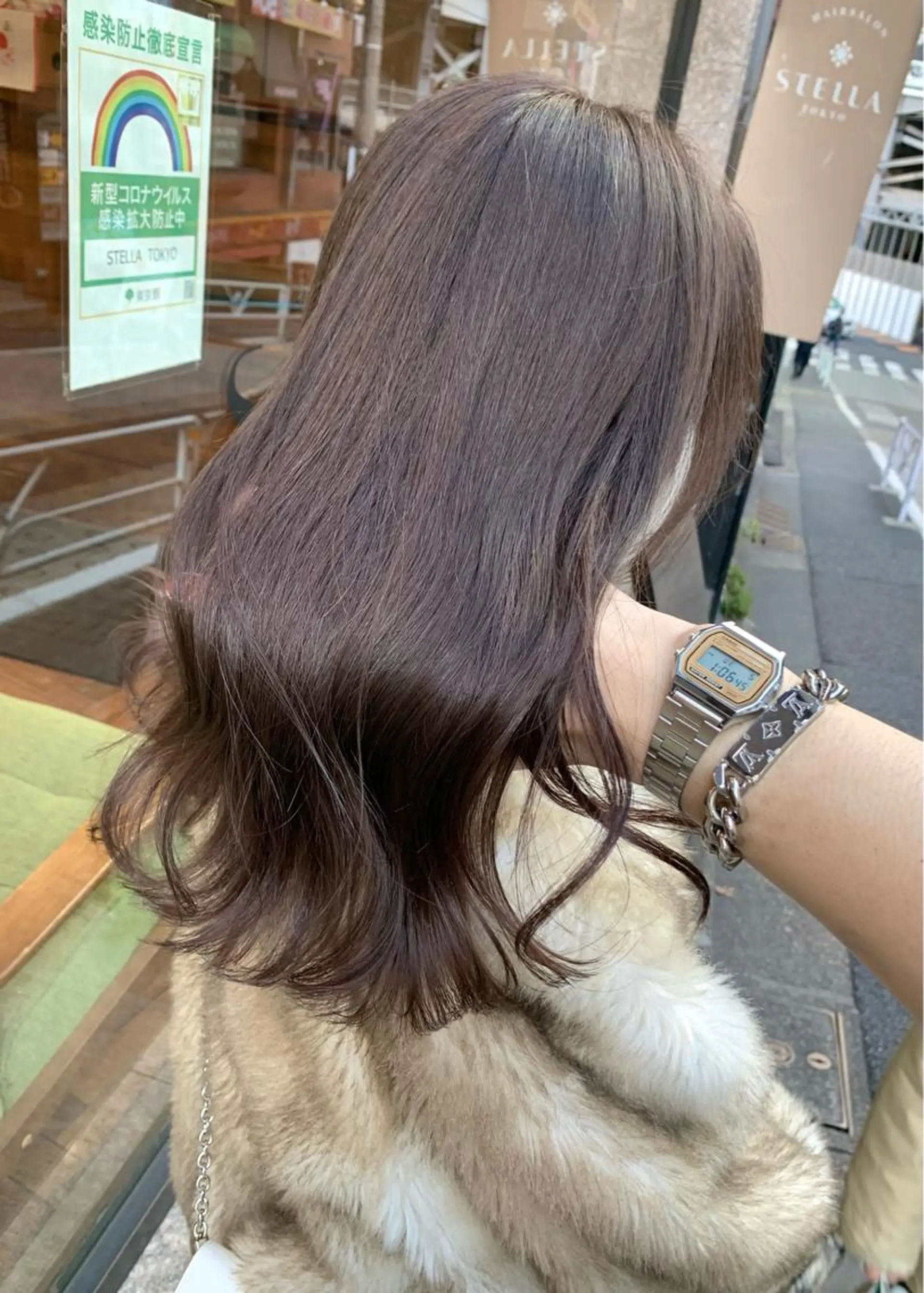 ミディアム カラー ベージュカラー LUMO所属・矢野 晃平のヘアスタイル