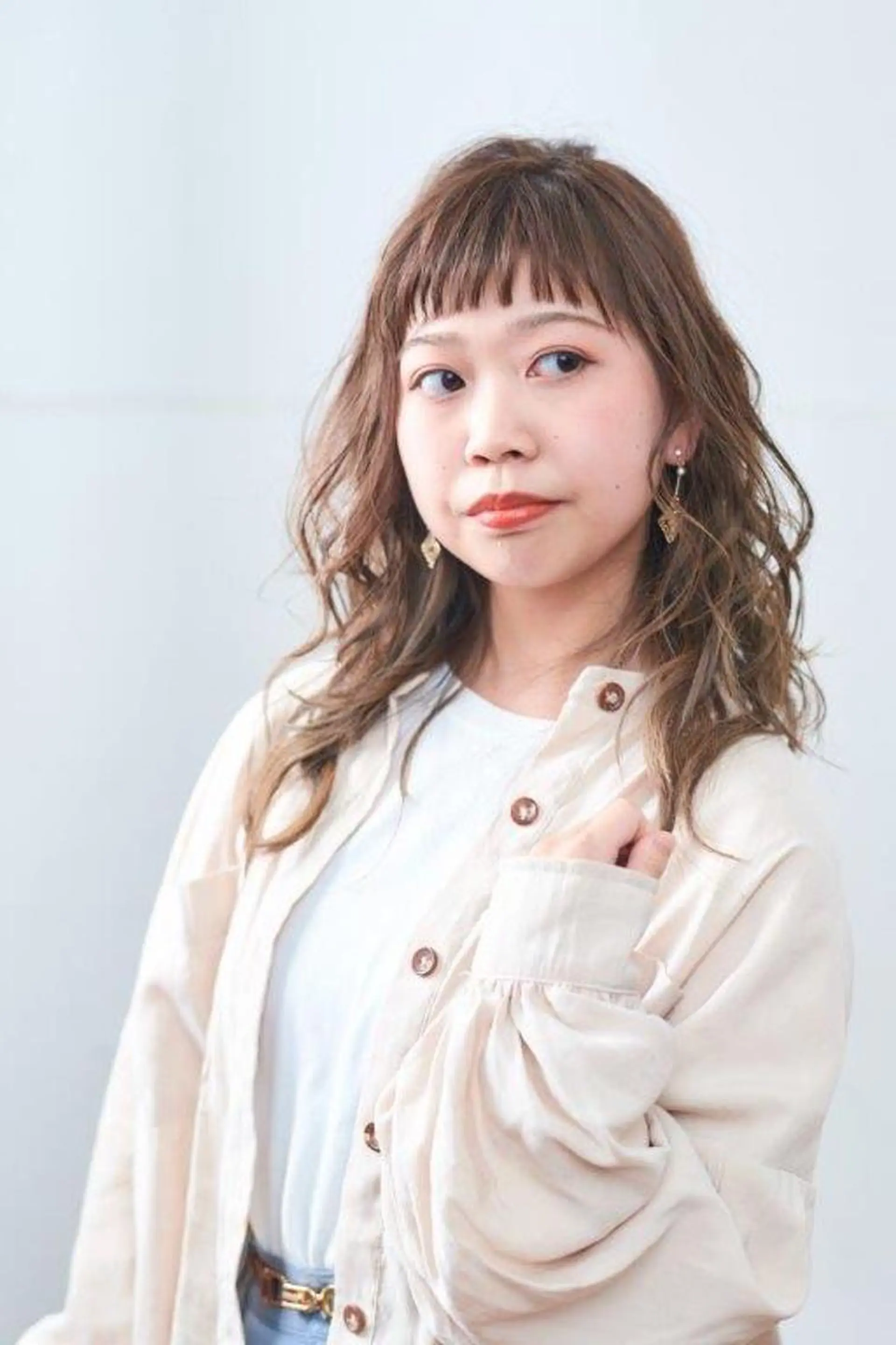 ミディアム 勝沼 佑季のヘアスタイル