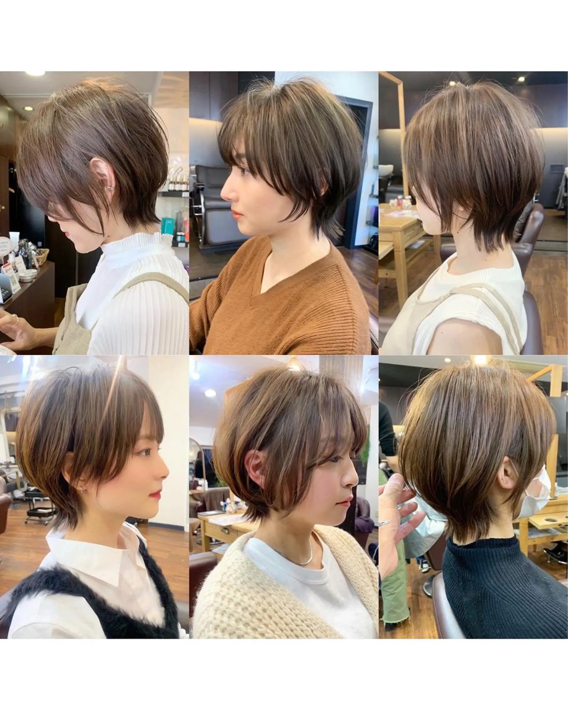 ショート カラー 縮毛矯正/ショート/ レイヤー/畑中正敏のヘアスタイル