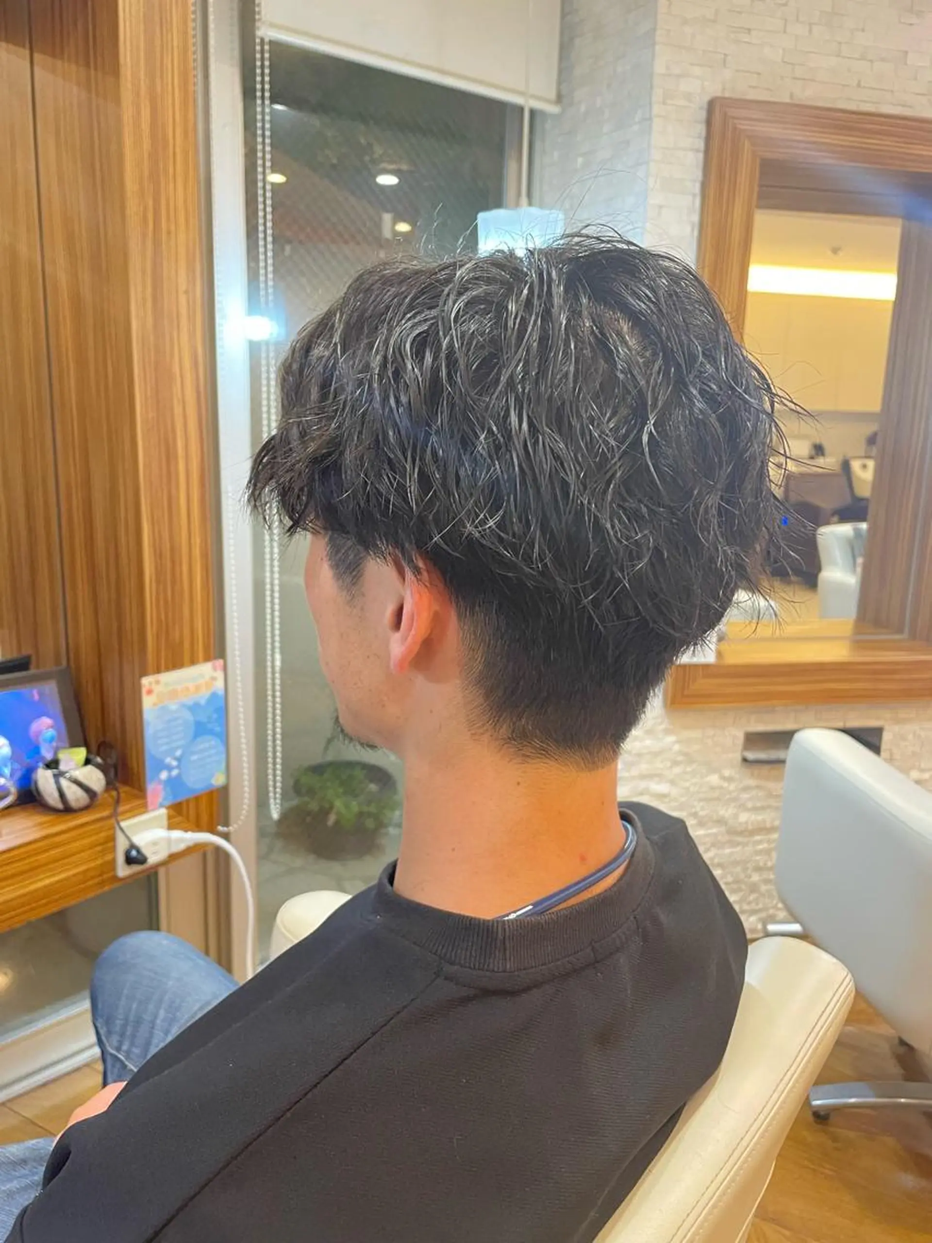 パーマ メンズ 本多 美羽のヘアスタイル