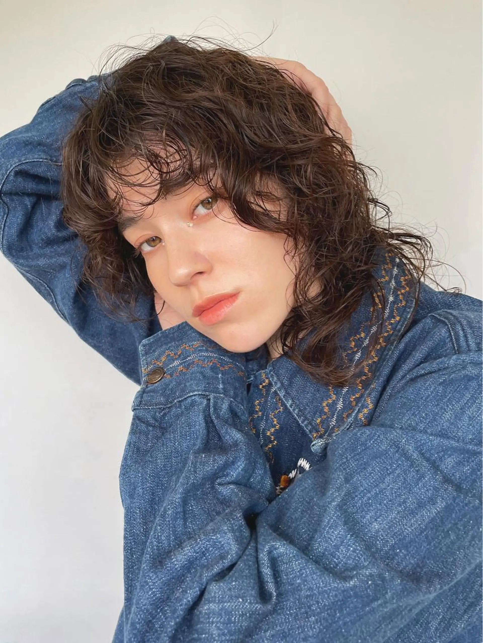 ミディアム パーマ 高橋 愛美のヘアスタイル