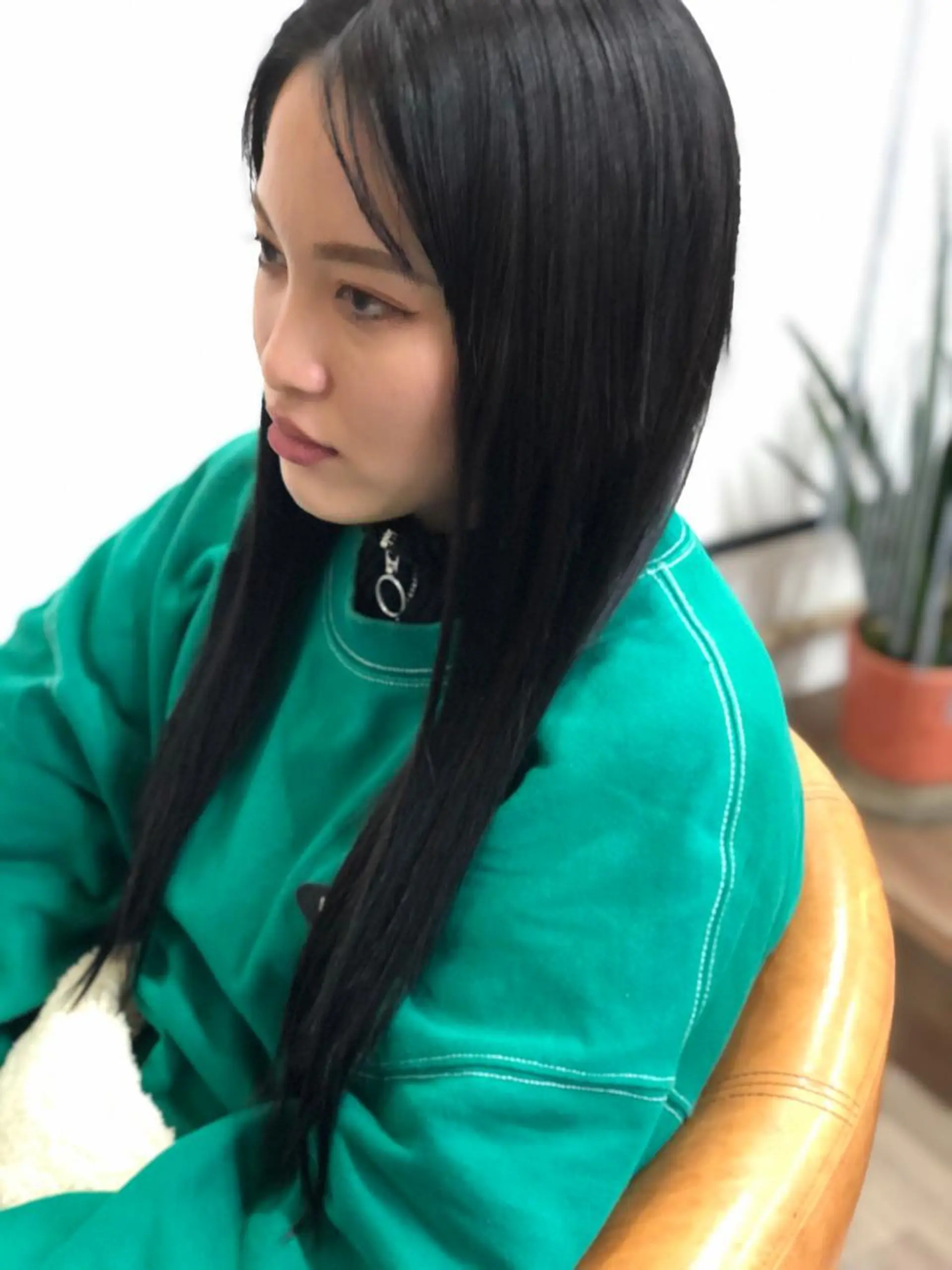 プルエクステ/潤艶 最強矯正/西野入のヘアスタイル