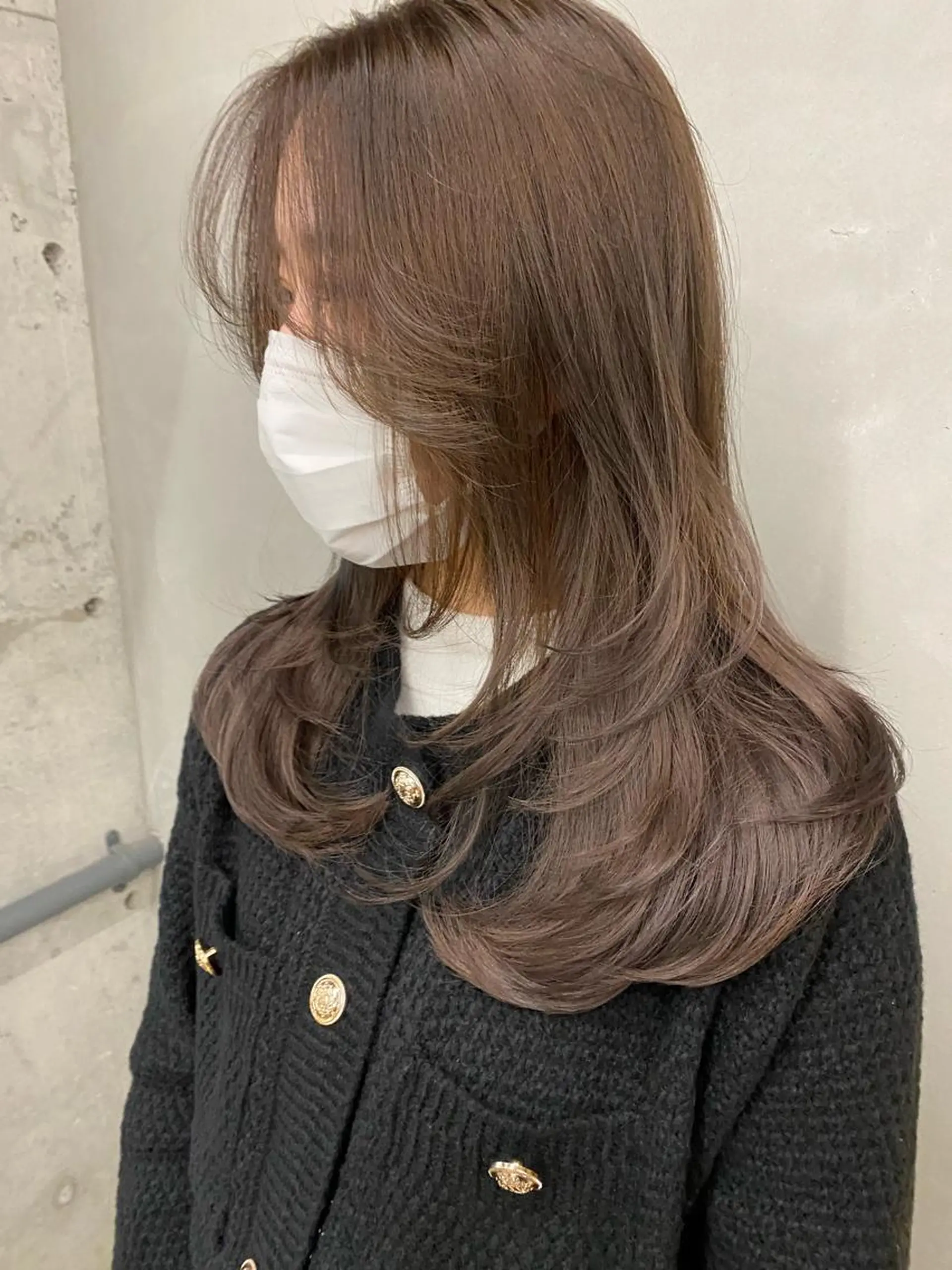 ロング カラー カット ヘアカラー トリートメント レイヤー/柔色 カラー/SAkiのヘアスタイル